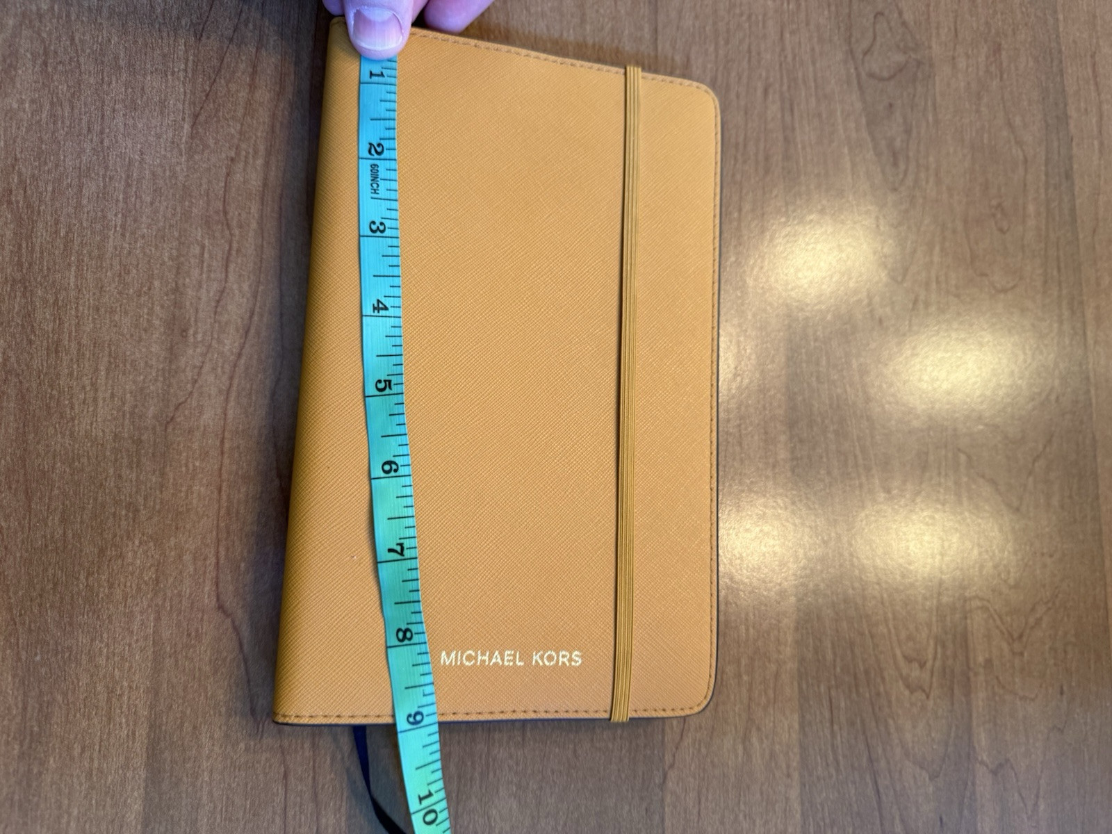 Michael Kors Fashion Notebook Journal Diary Agenda MK Gold Yellow