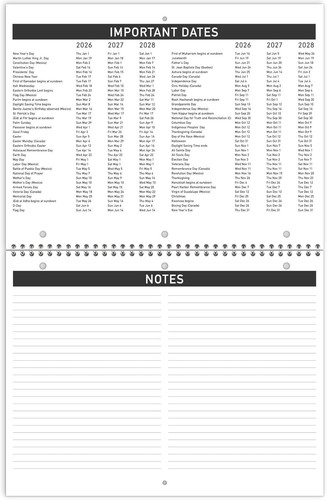 AT-A-GLANCE 2026 Wall Calendar, Monthly, 11″ x 8.5″, x 8-1/2″, White