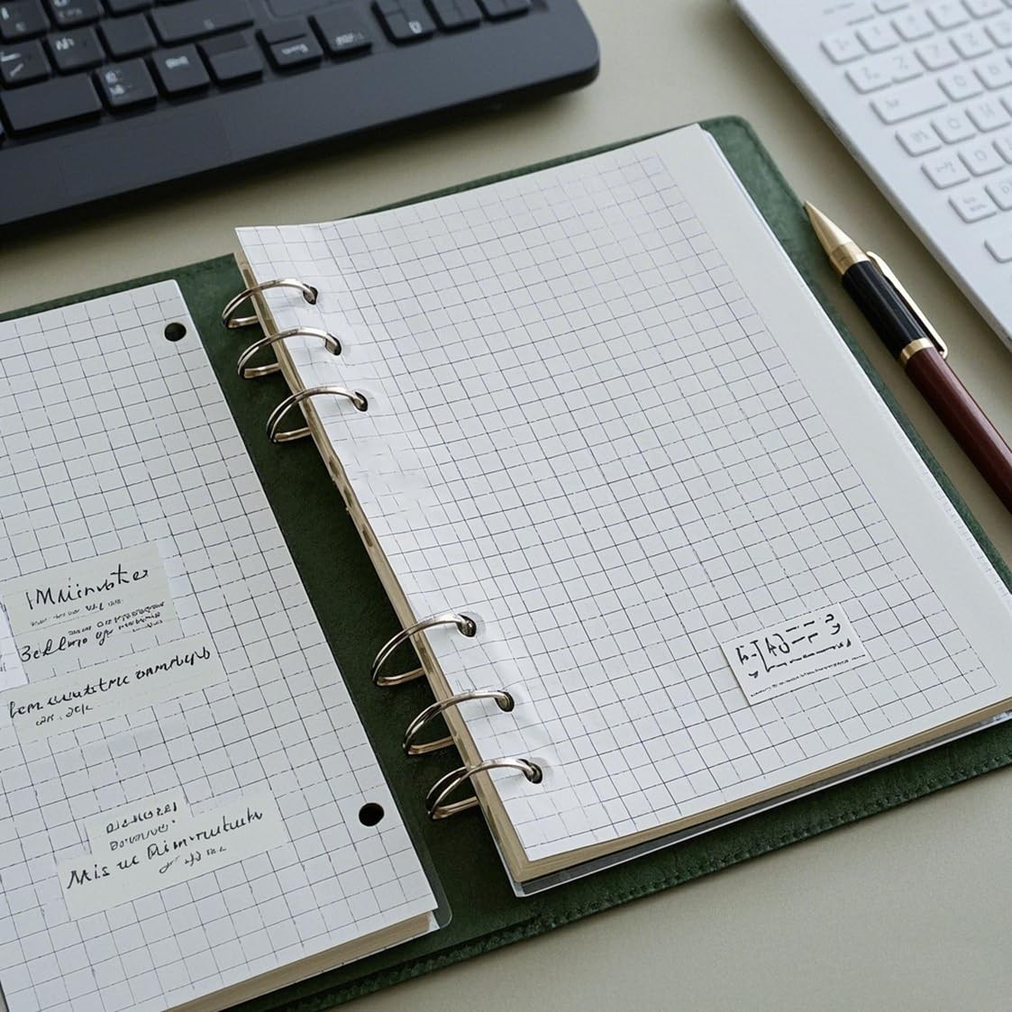 JAPCHET 800 Sheets A5 Grid Refill Paper Graph Squared White
