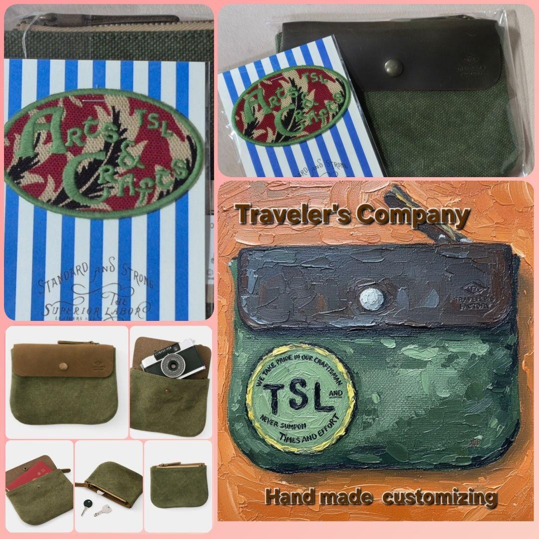 Traveler’s Company The Superior labor Canvas Pouch SS Olive Factory Notebook