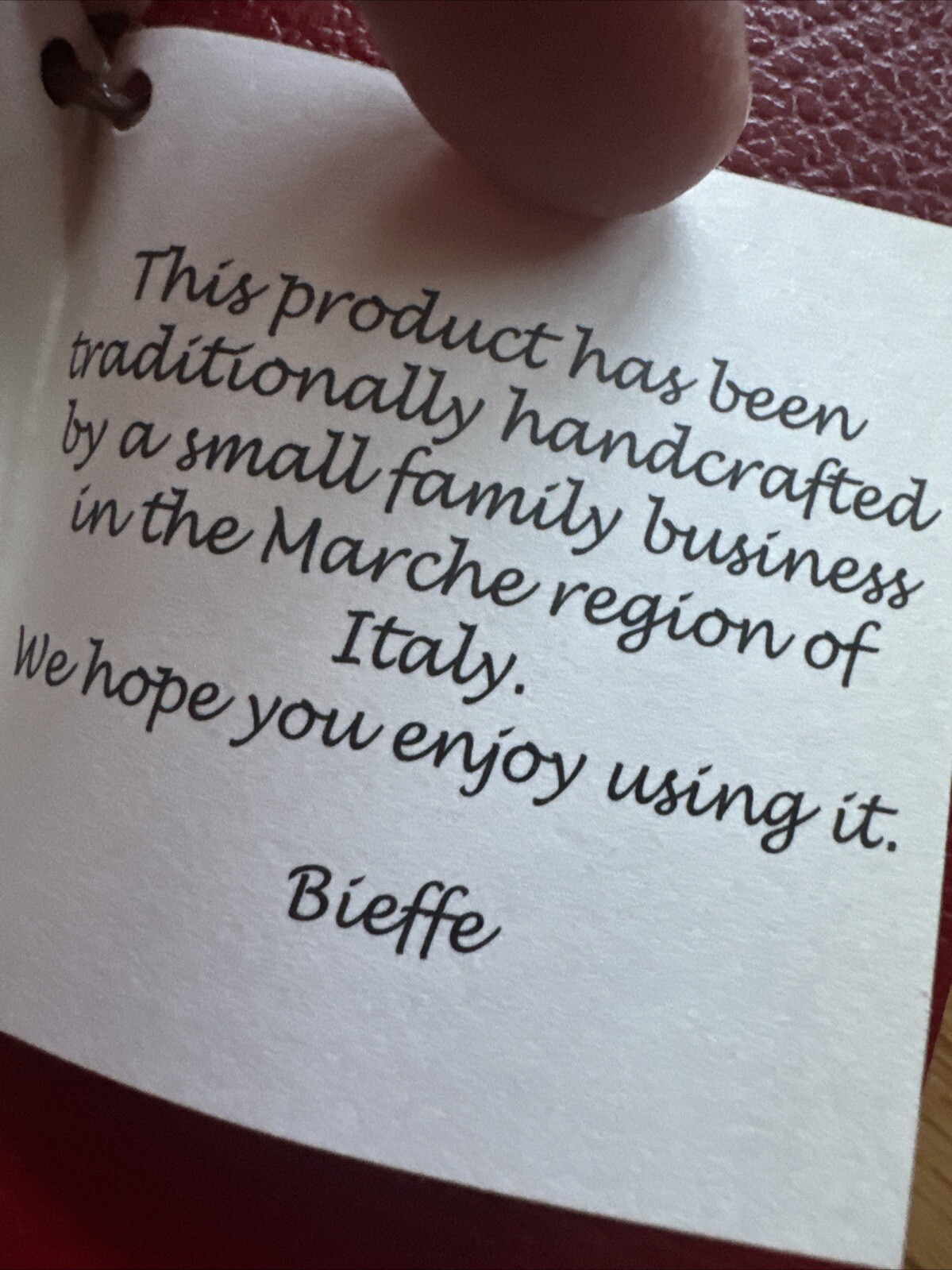 BIEFFE Set Of 3 Small RED Notebooks Gold Bird MOTIF Red Edges 5.5” X 8” Italy
