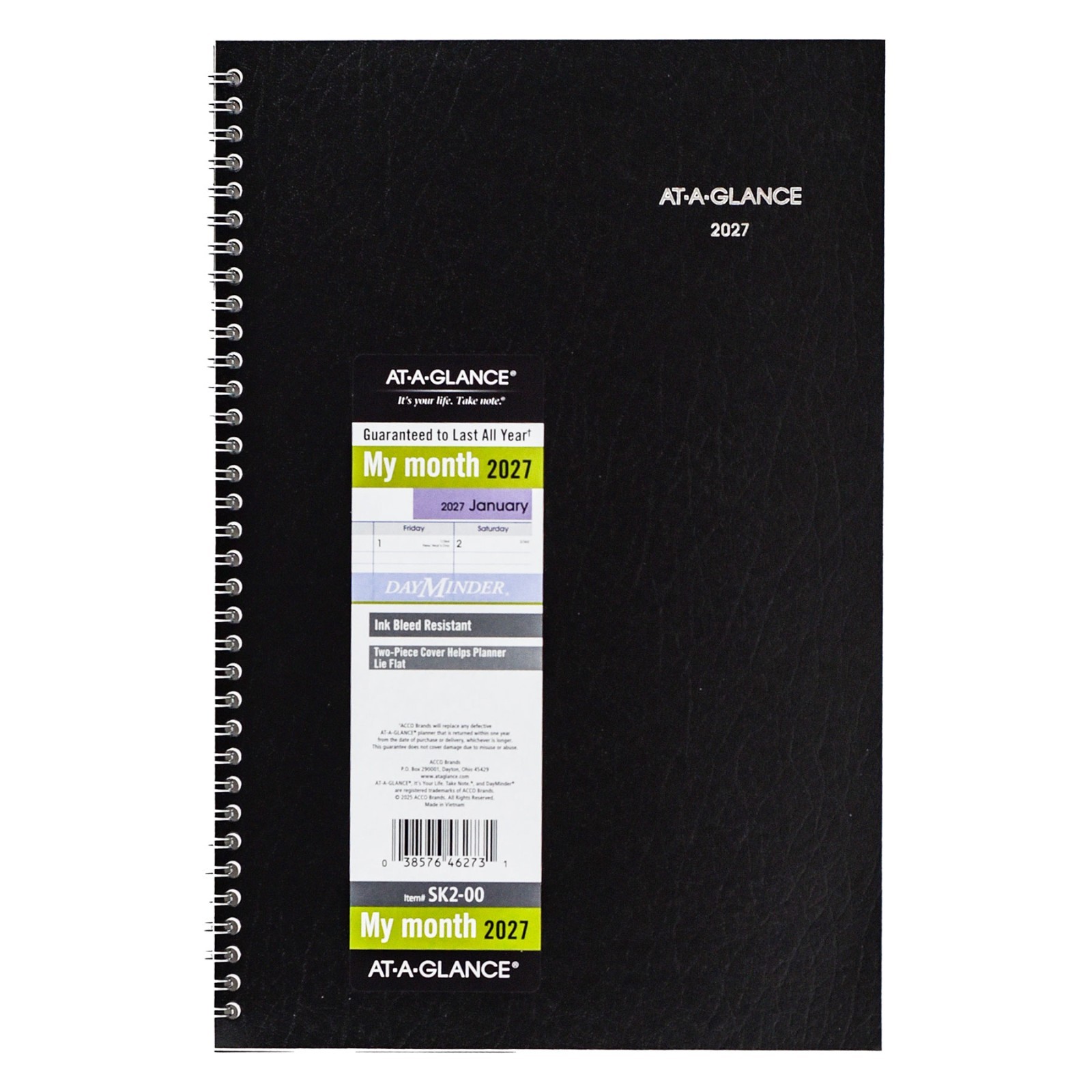 2026 At-A-Glance DayMinder SK2-00, Monthly Planner, 8 x 12″
