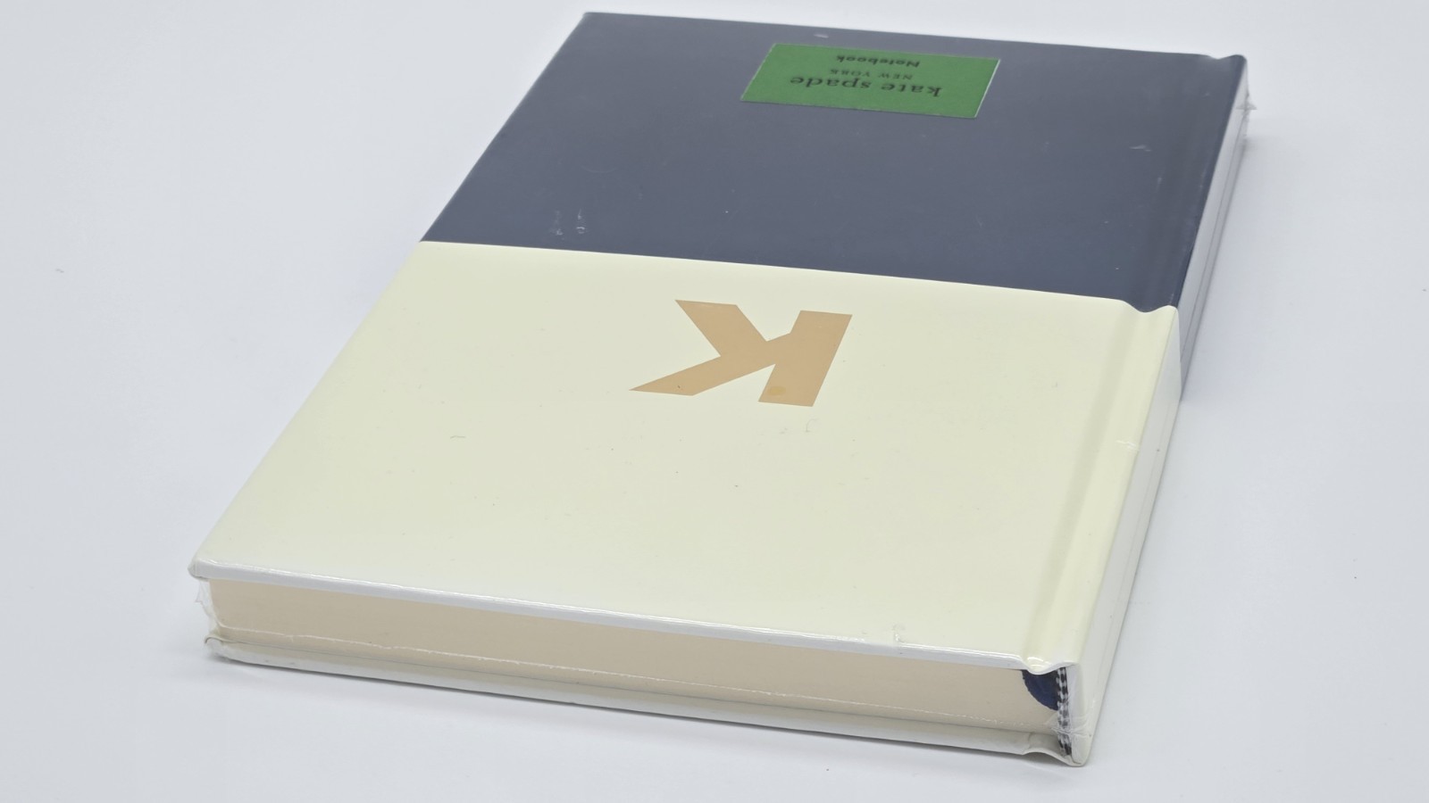 Kate Spade Gold Foil Initial K Dipped Notebook Diary Journal 200 Pages NEW