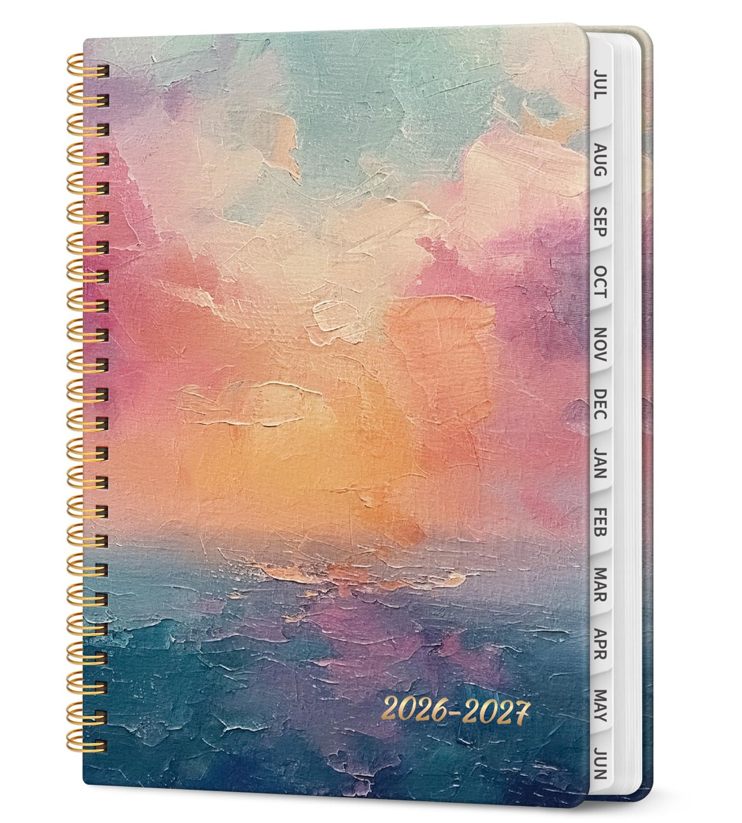 Planner 2026-2027, Academic Year Weekly and Monthly (6.3″x8.5″)a5, A-Sunset
