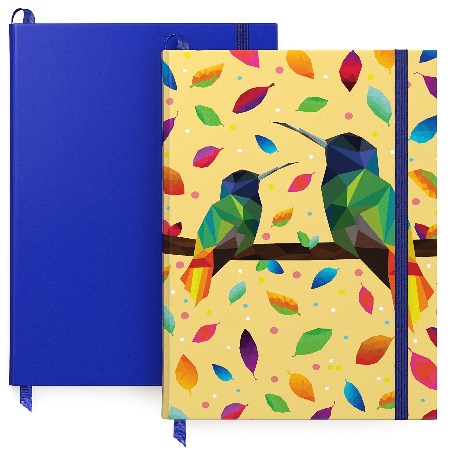 ARTEZA Dotted Journals, Set of 2, 6×8 Inches, ef 2 pk, Cobalt Blue & Gray