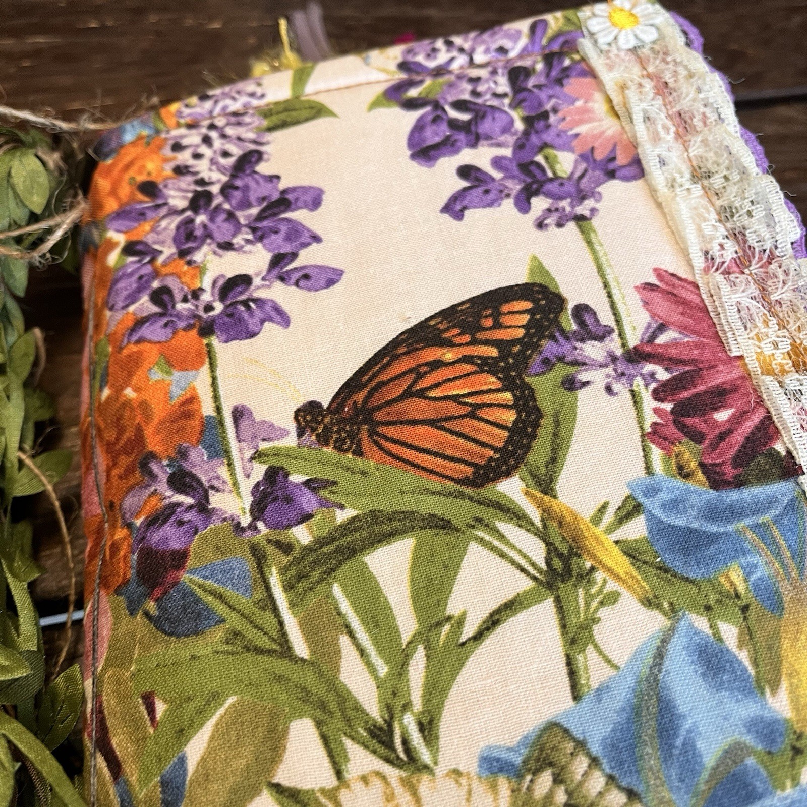 Butterfly Junk Journal Faith Floral Nature Flowers Softcover Decorated 3 Sig
