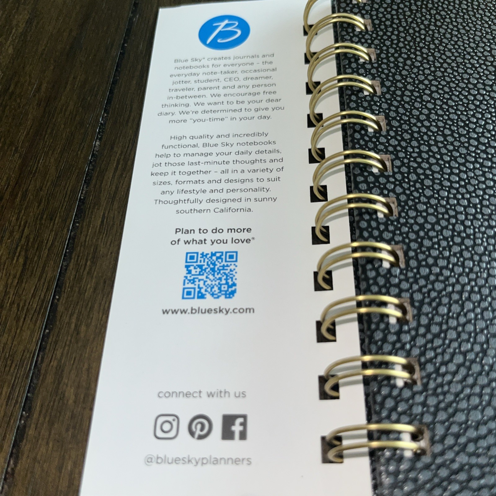 Blue Sky Professional Hardcover Executive Notebook, 160 Ruled Pages NEW!