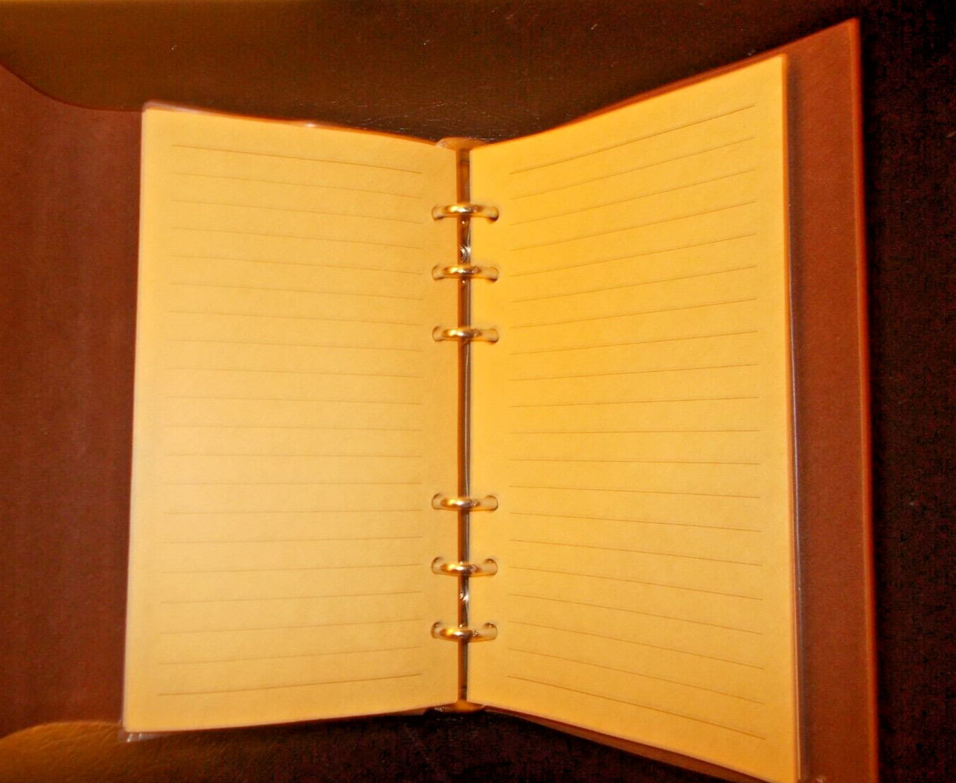 Journal Notebook 160 Pages & Refillable Faux Leather Stamped Maple Leaf 7x4x1 in