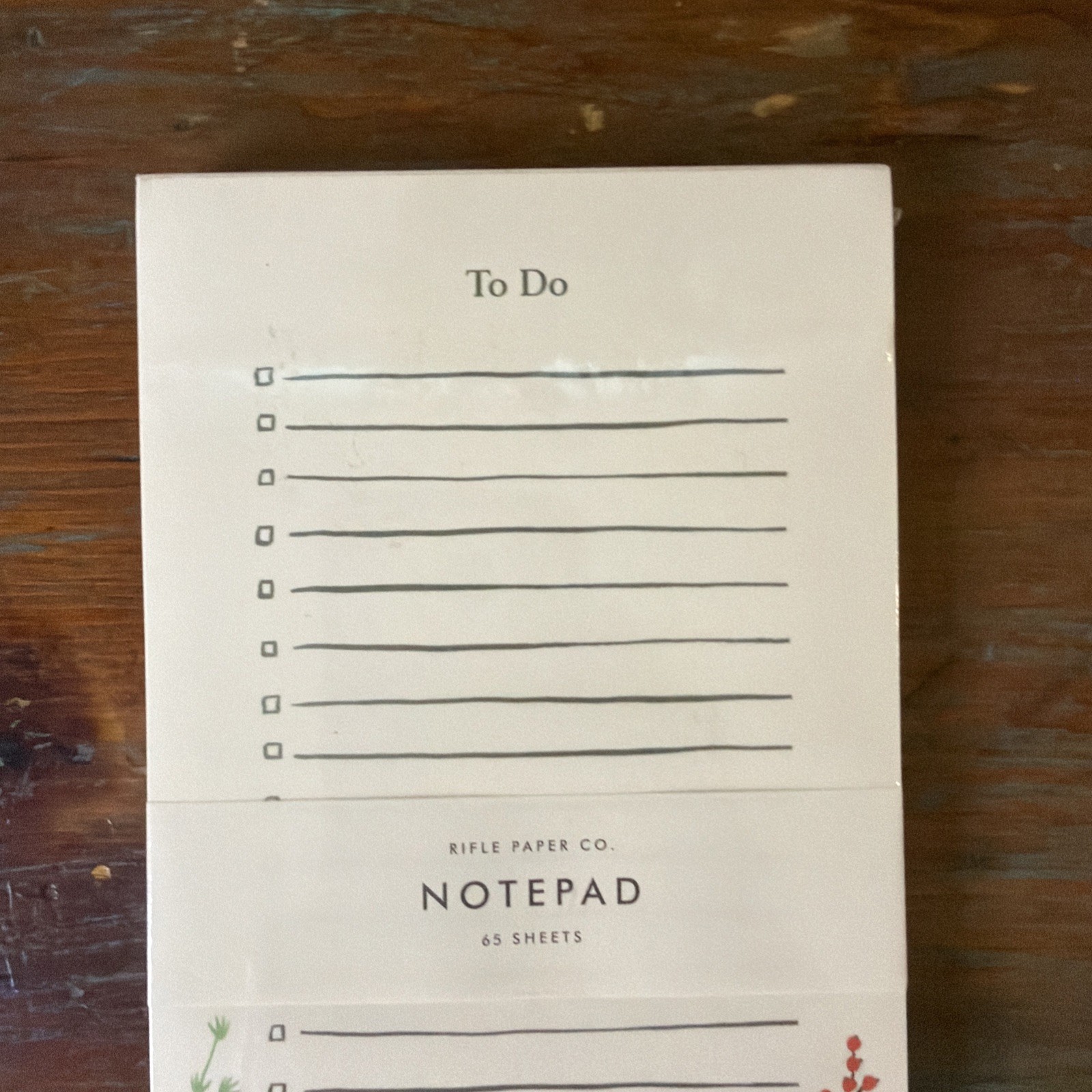 Rifle Paper Co. Weekly Planner & To Do Magnetic Note Pad. All New In Garden Rose
