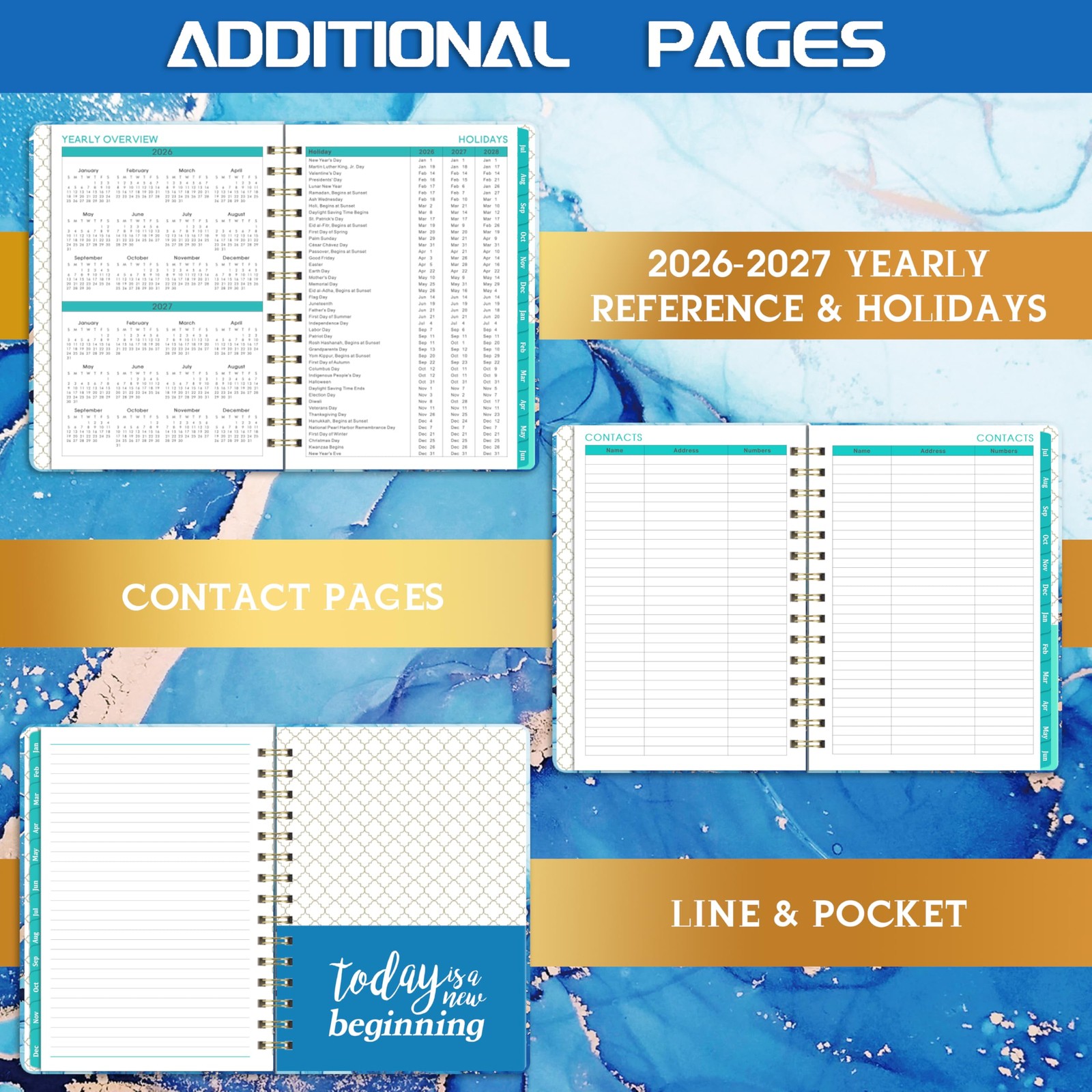 Planner 2026-2027 – Academic 2026-2027, July 2026 – June 8.5″ x 6.4″