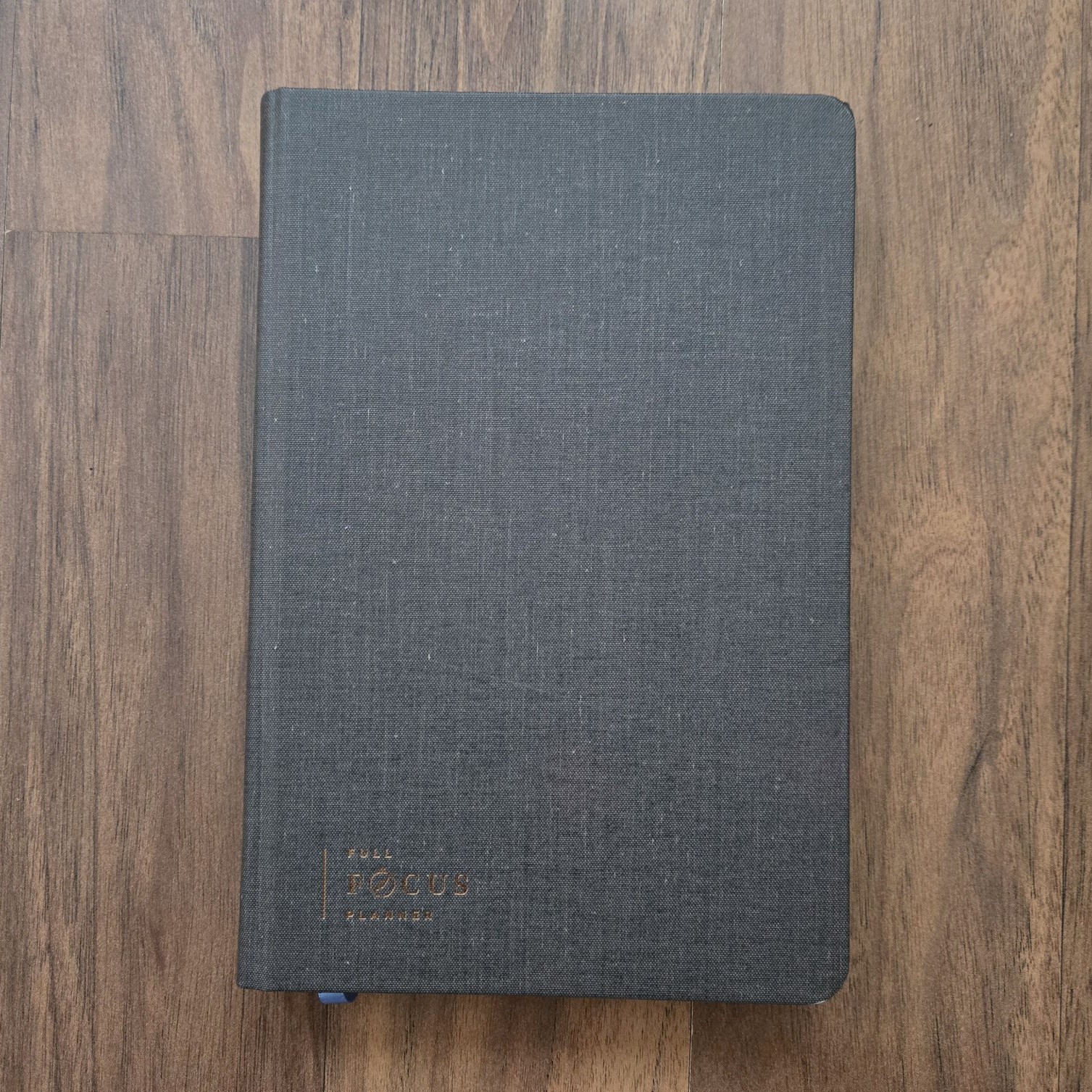 Full Focus Planner Hardcover Planner Organizer Notebook, Black Keepsake Pocket