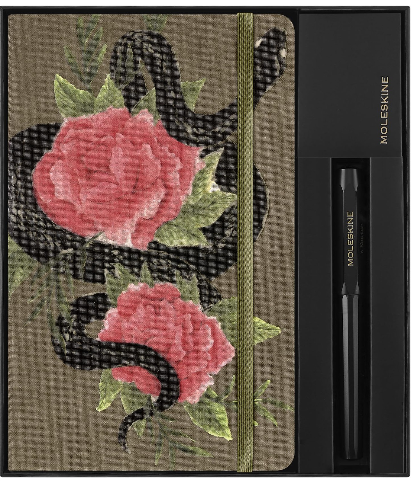 Limited Edition Year of the Snake 2025 Collector’s Box, Notebook + black Kawe…