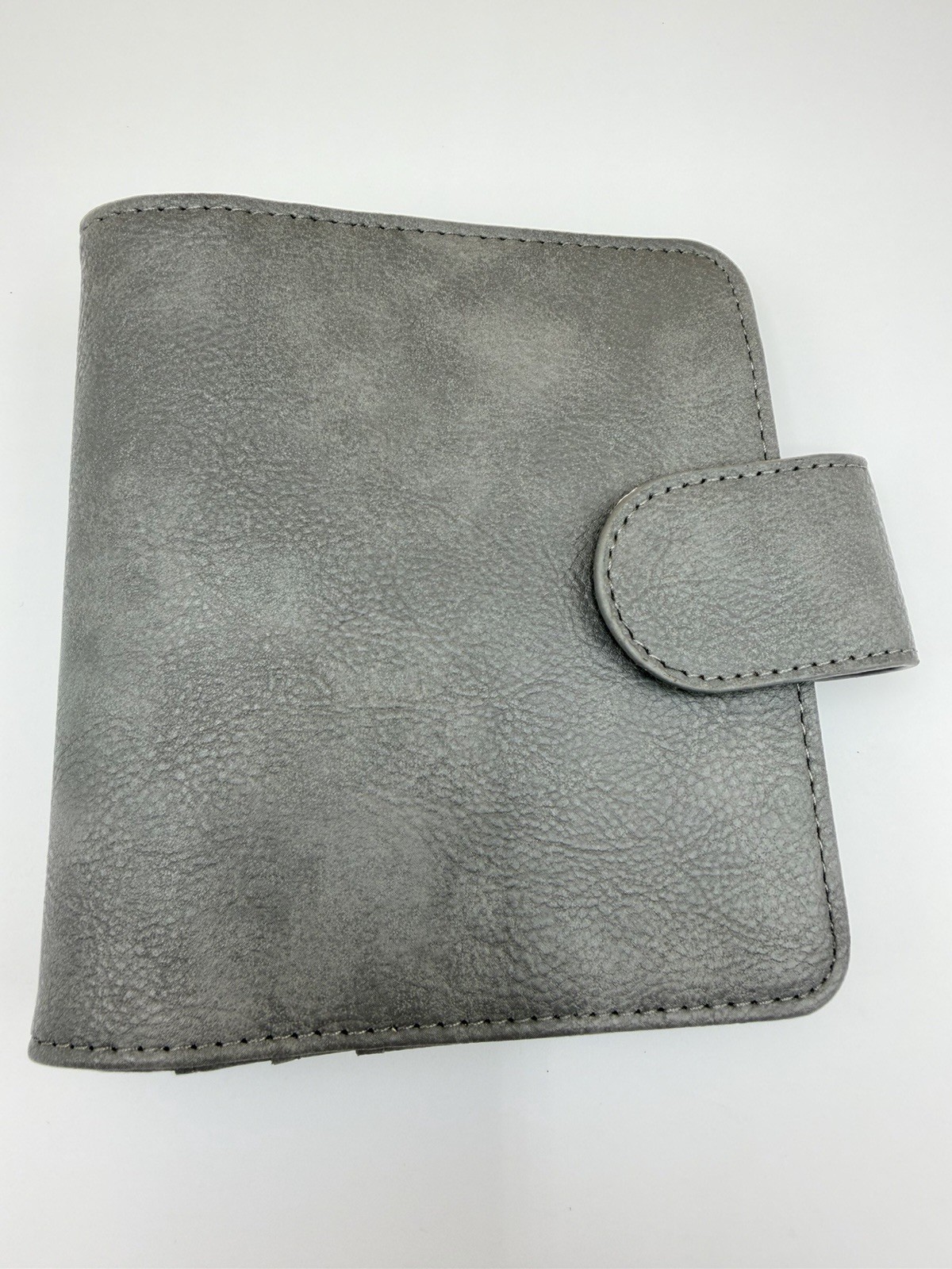 Print Pression Gray Personal Size 6 Ring Planner Binder Organizer 30mm Rings