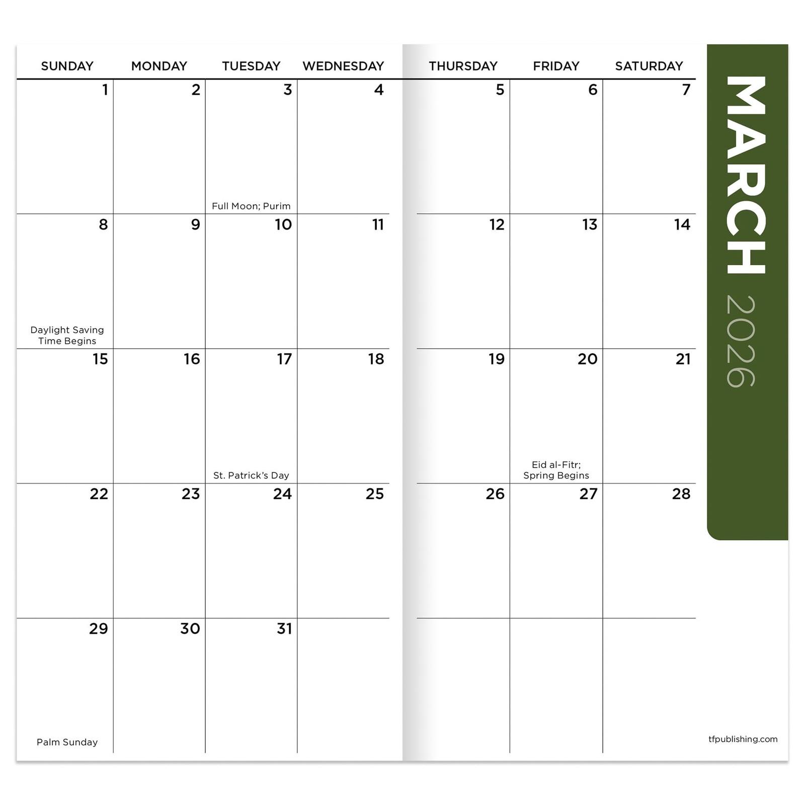 2026-2027 Pocket Planner 2 Year Monthly Calendar 3.5×6.5