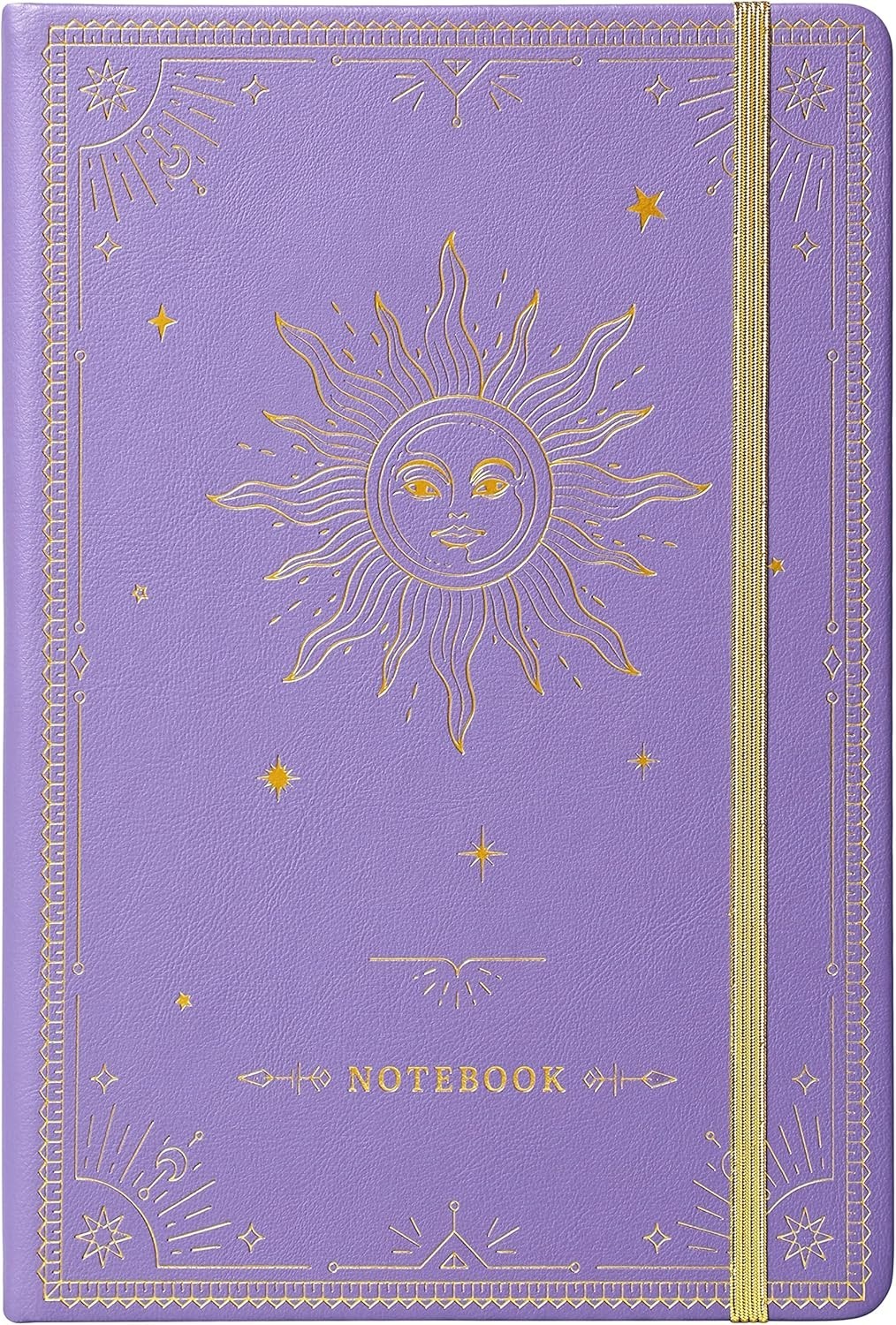 Classic Purple Faux Leather Journal – 144 Pages of Water-Resistant Writing Bliss
