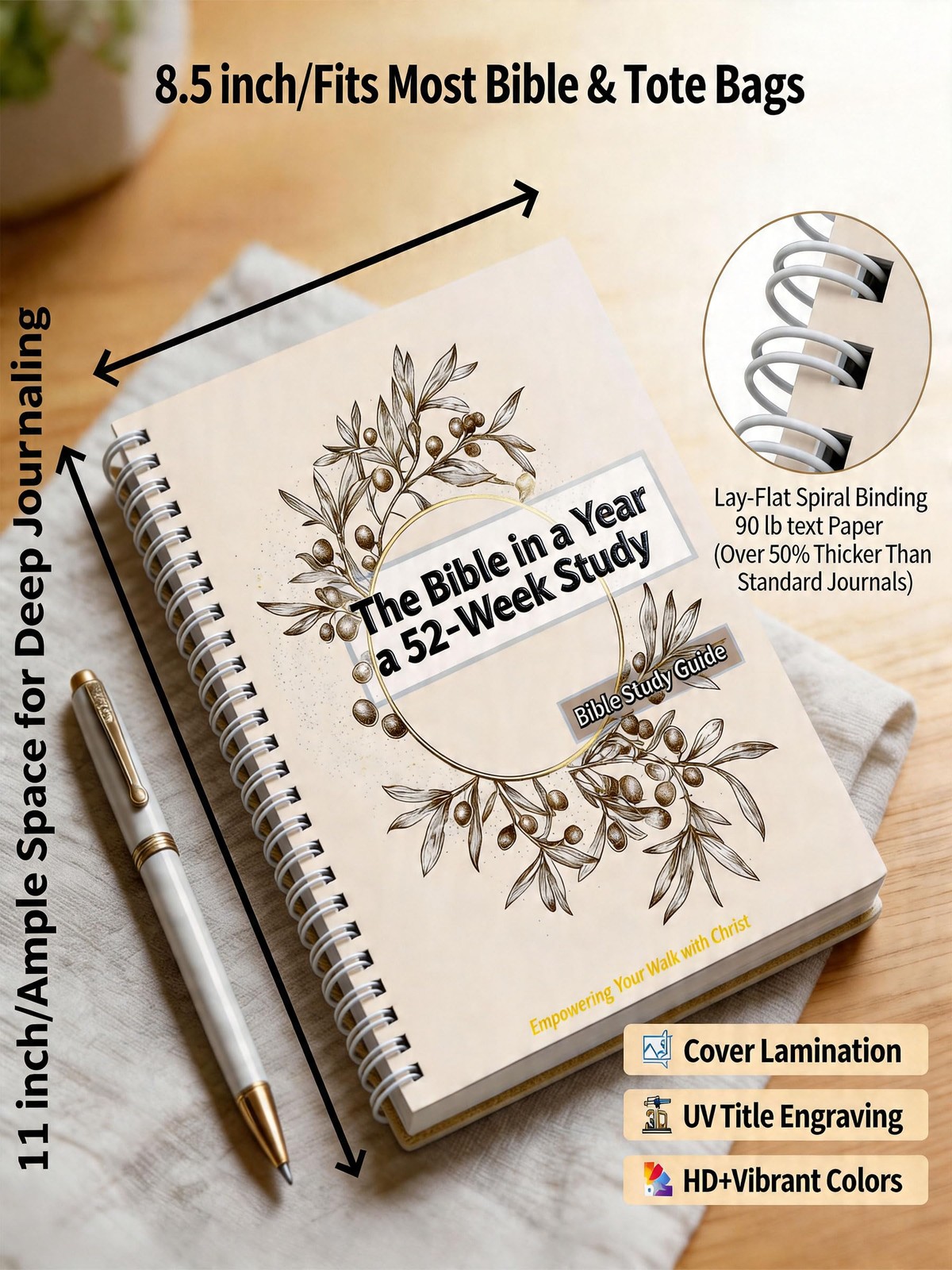 MapeloreCrafted Bible Study Guide 112 pages, 8.5 x 11 inches, Thematic