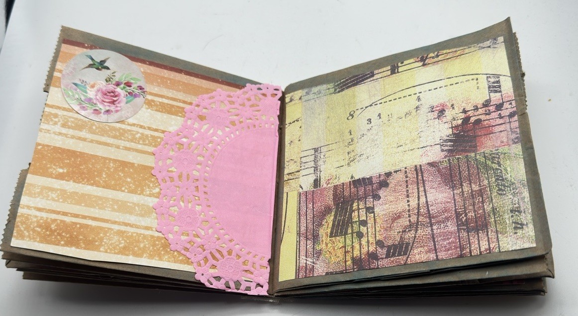 Junk Journal Wishes Themed Medium Is Brown Paper Bags