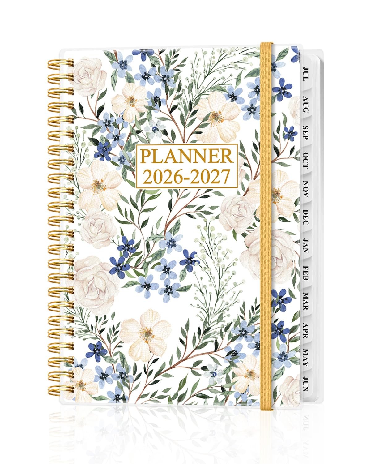 Academic Planner 2026-2027 – Weekly & Monthly 6.4” x 8.5”, Crushed Flower