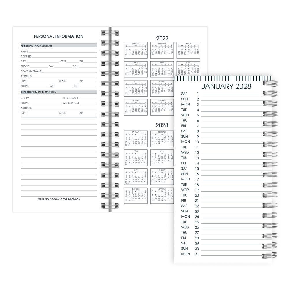 2026 At-A-Glance 70-904-10 Refill For 70-008 Weekly Appointment Book