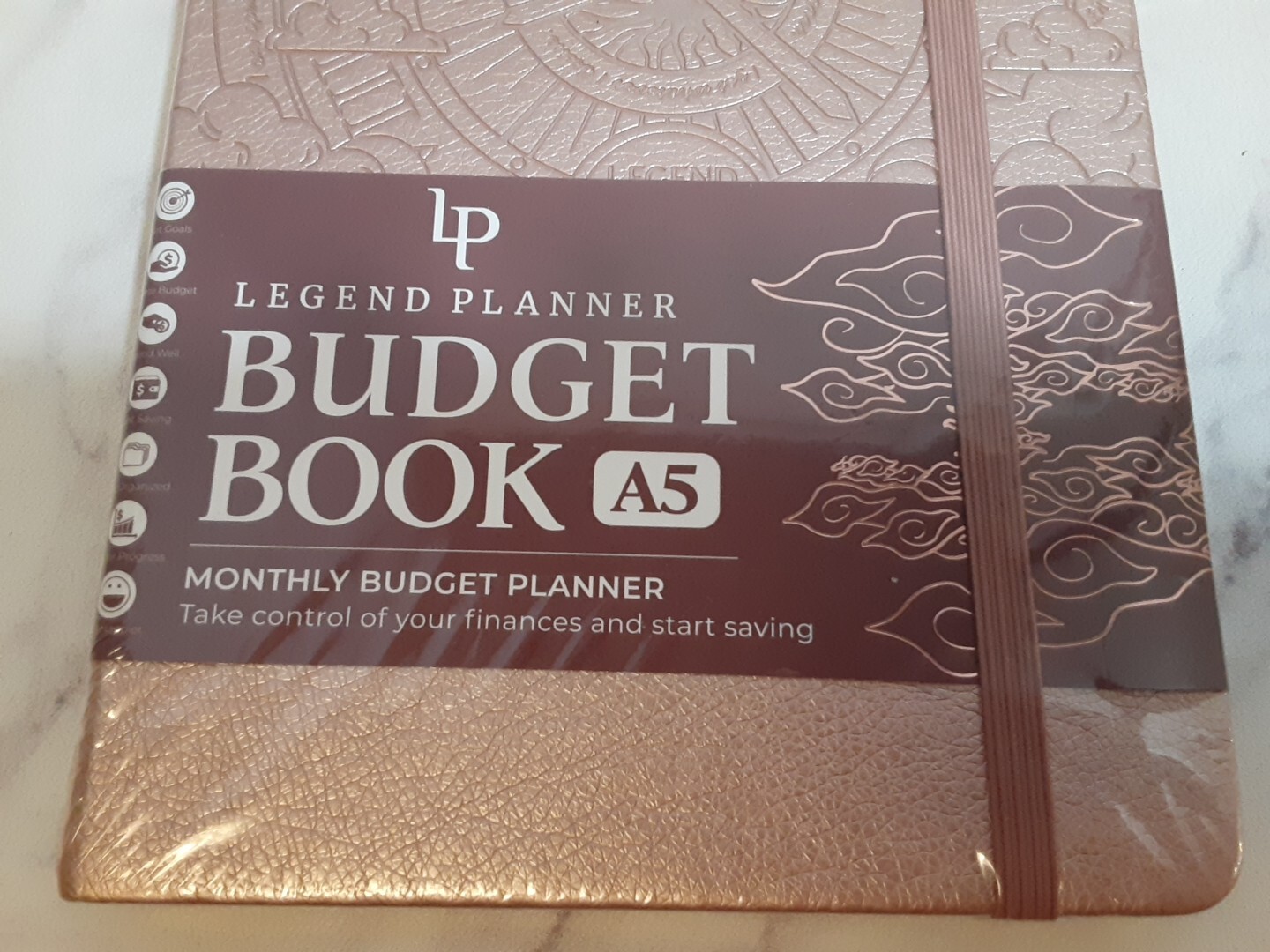 Legend Planner Budget Book A5 Rose Gold Undated New Sealed