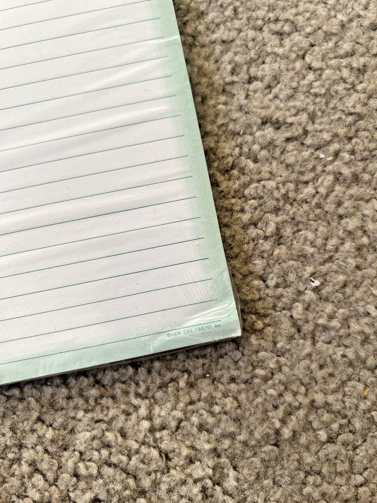 Vintage Day-Timer Note Pads 2 Pack 5.5×8.5 Desk Planner Refills Lined Made in US