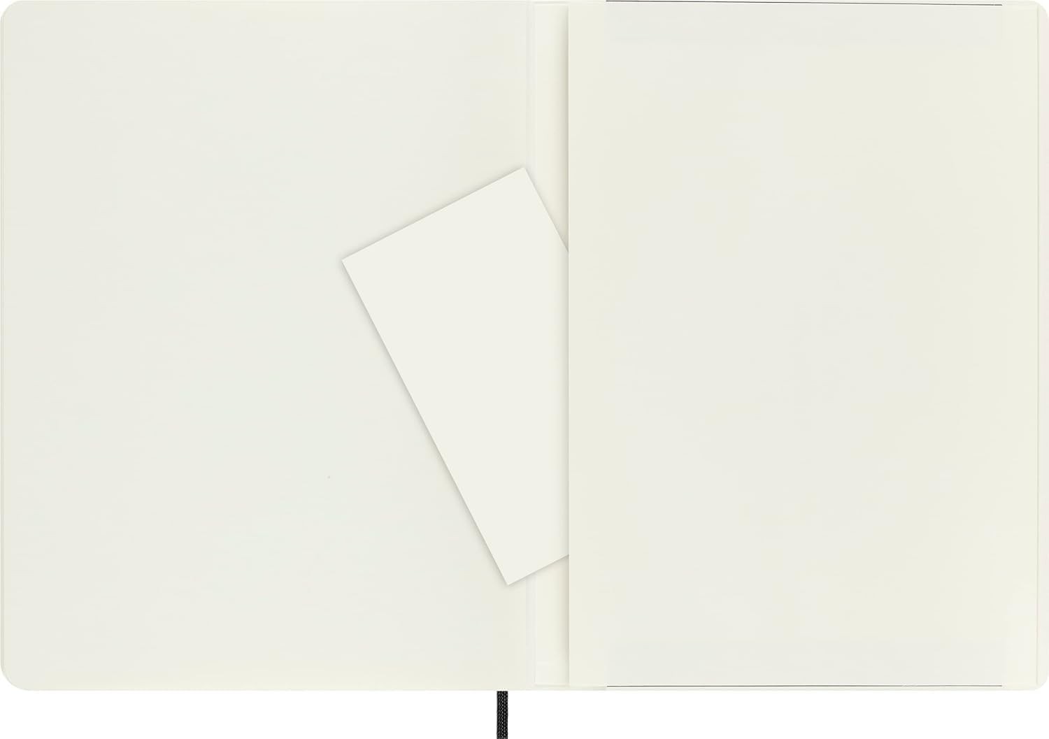 Moleskine Classic Notebook, Soft Cover, XL 7.5″ x 9.5″ Squared/Grid, Black, 1…
