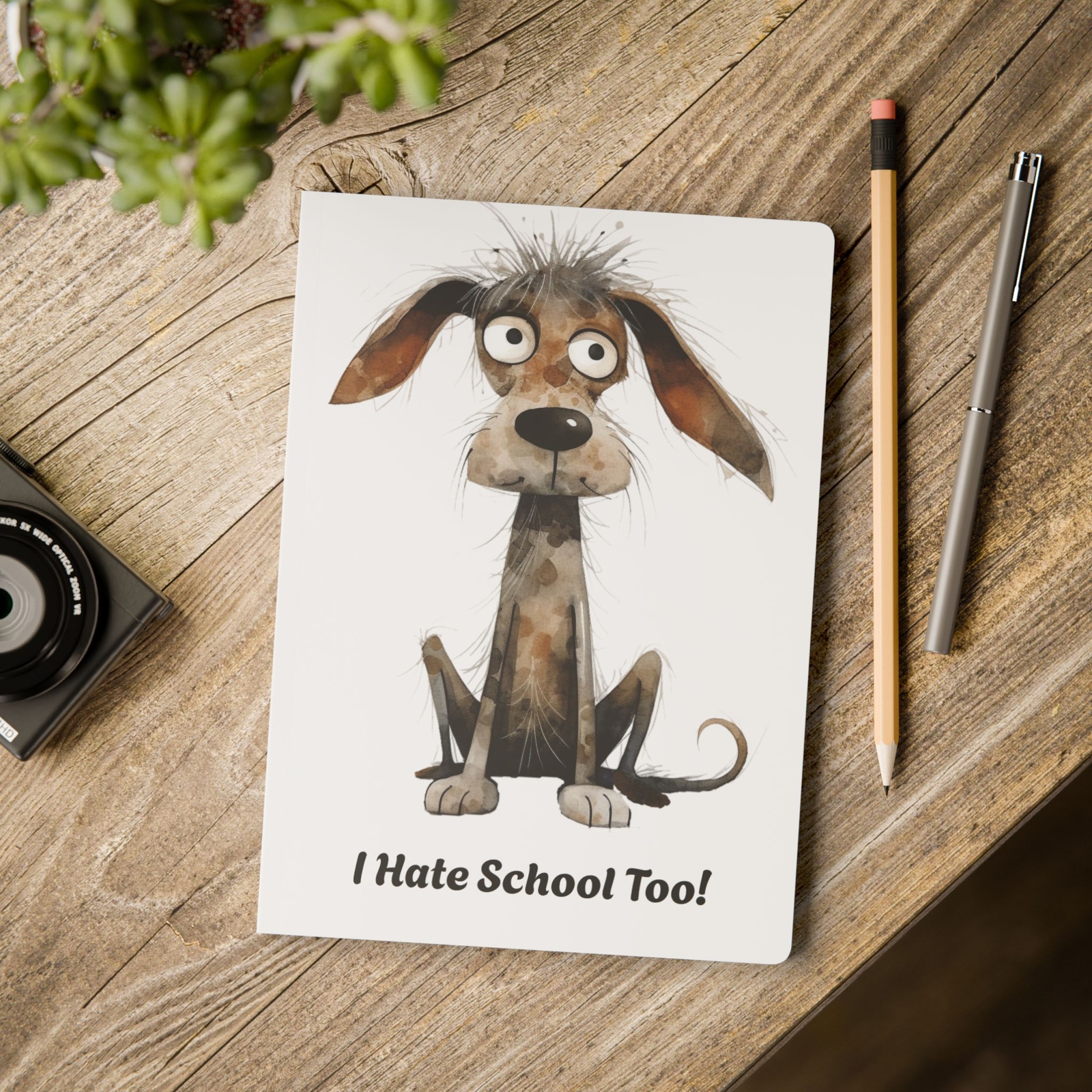Kids Notebook Back To School – Dog Lovers Fun I Hate School Too