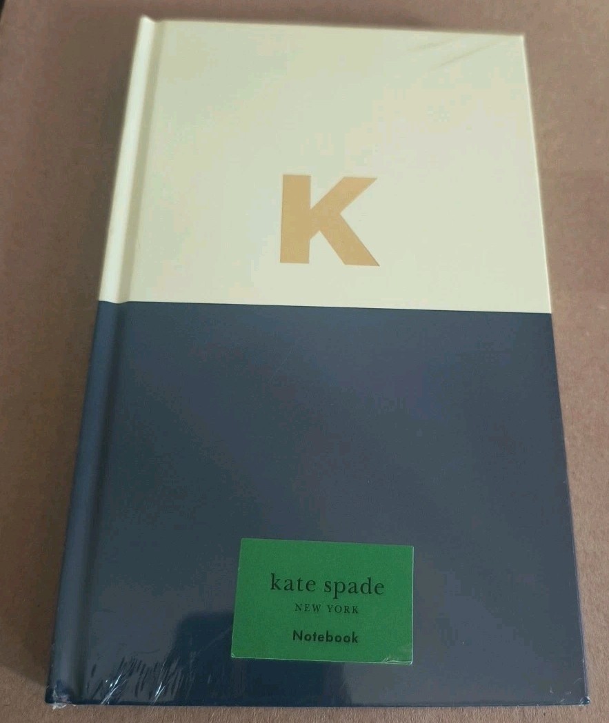 KATE SPADE NEW YORK Initial Dipped Notebook Diary Journal “K”