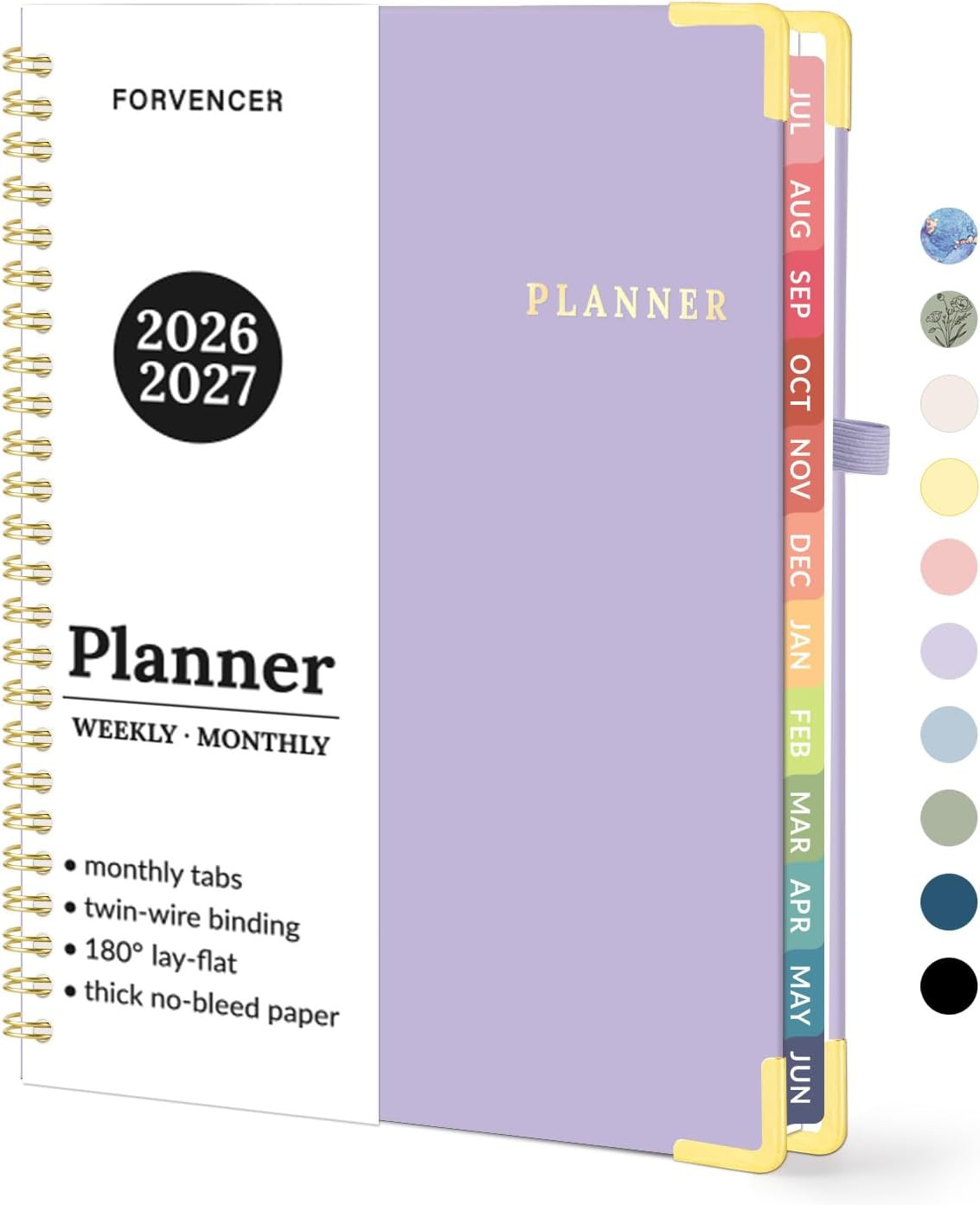 Academic Planner 2026-2027, July 2026-June 2027 Weekly & Monthly Hardcover Ca…