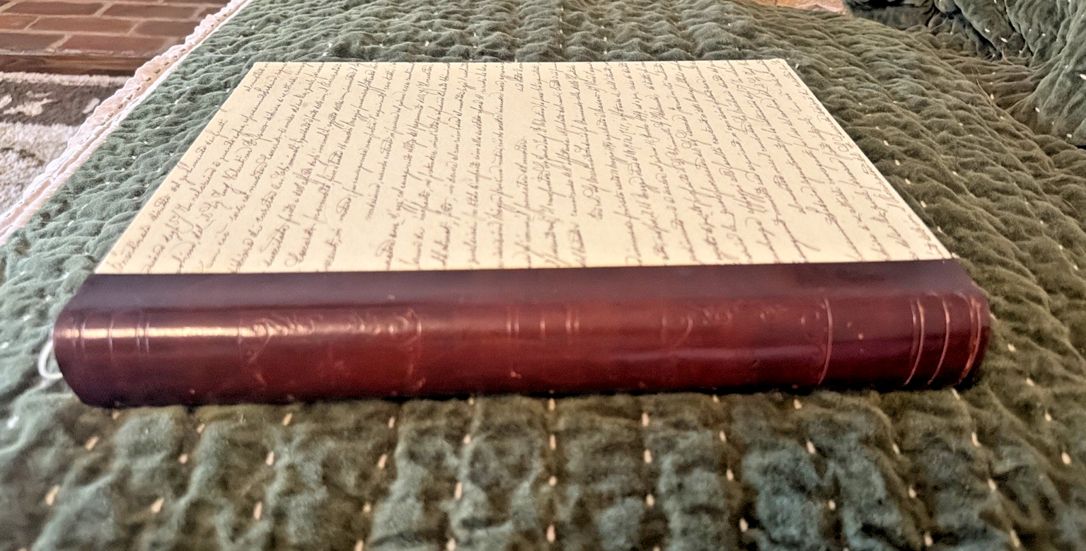 ITALIAN Leather Album Journal Jumbo 9 3/4″ x 12″ New G Bandinelli Italy Heirloom