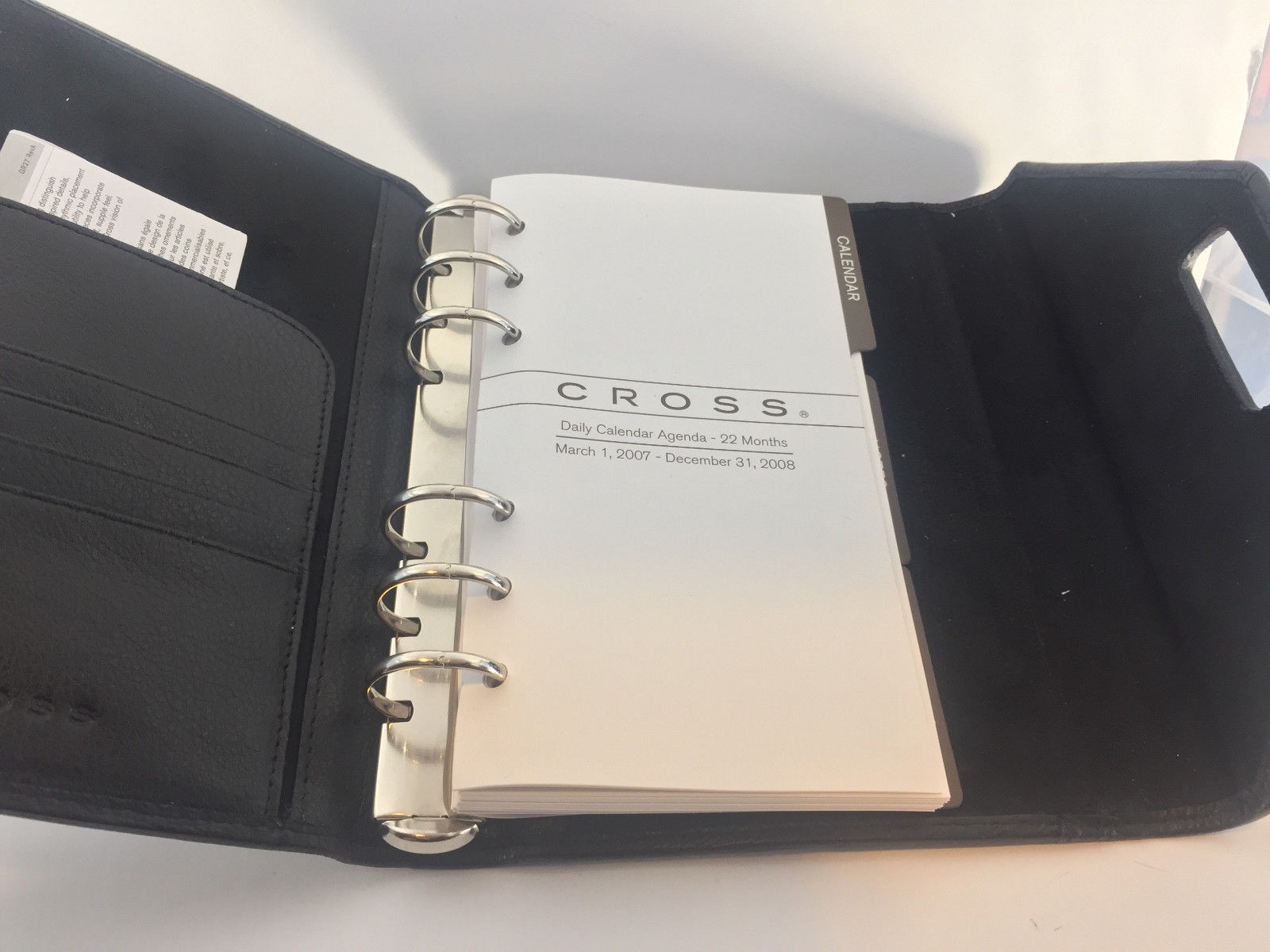 SALE CROSS AUTOCROSS LEATHER POCKET AGENDA CALENDAR (BLUE,TURQ,GOLD) (AC234) $49