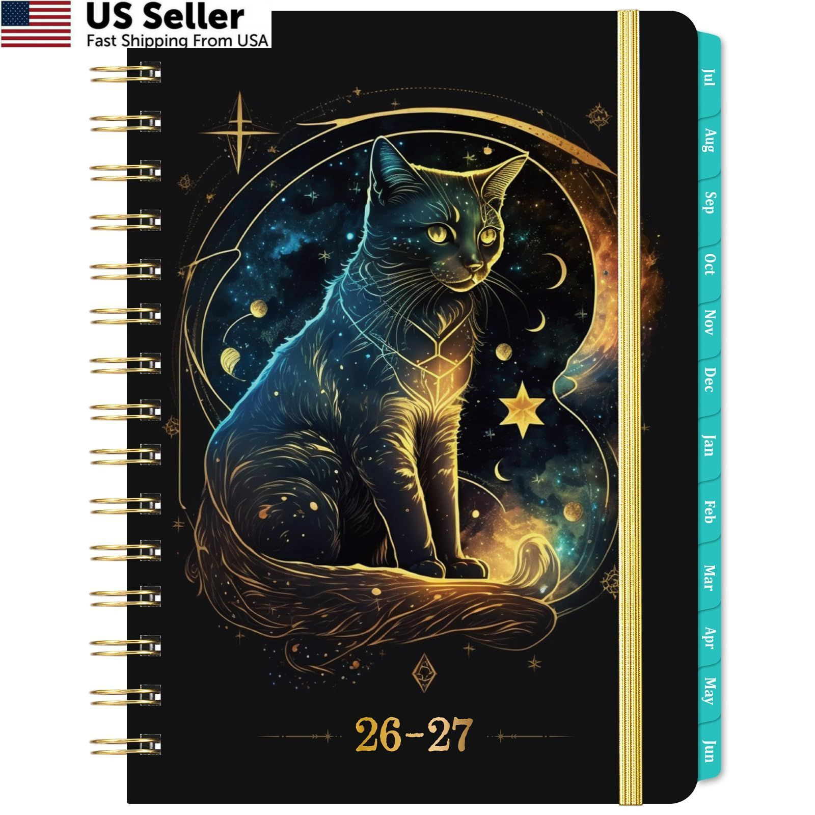 Planner 2026-2027 – Academic 2026-2027, 26-27 8.4″ x 6.3″, Black