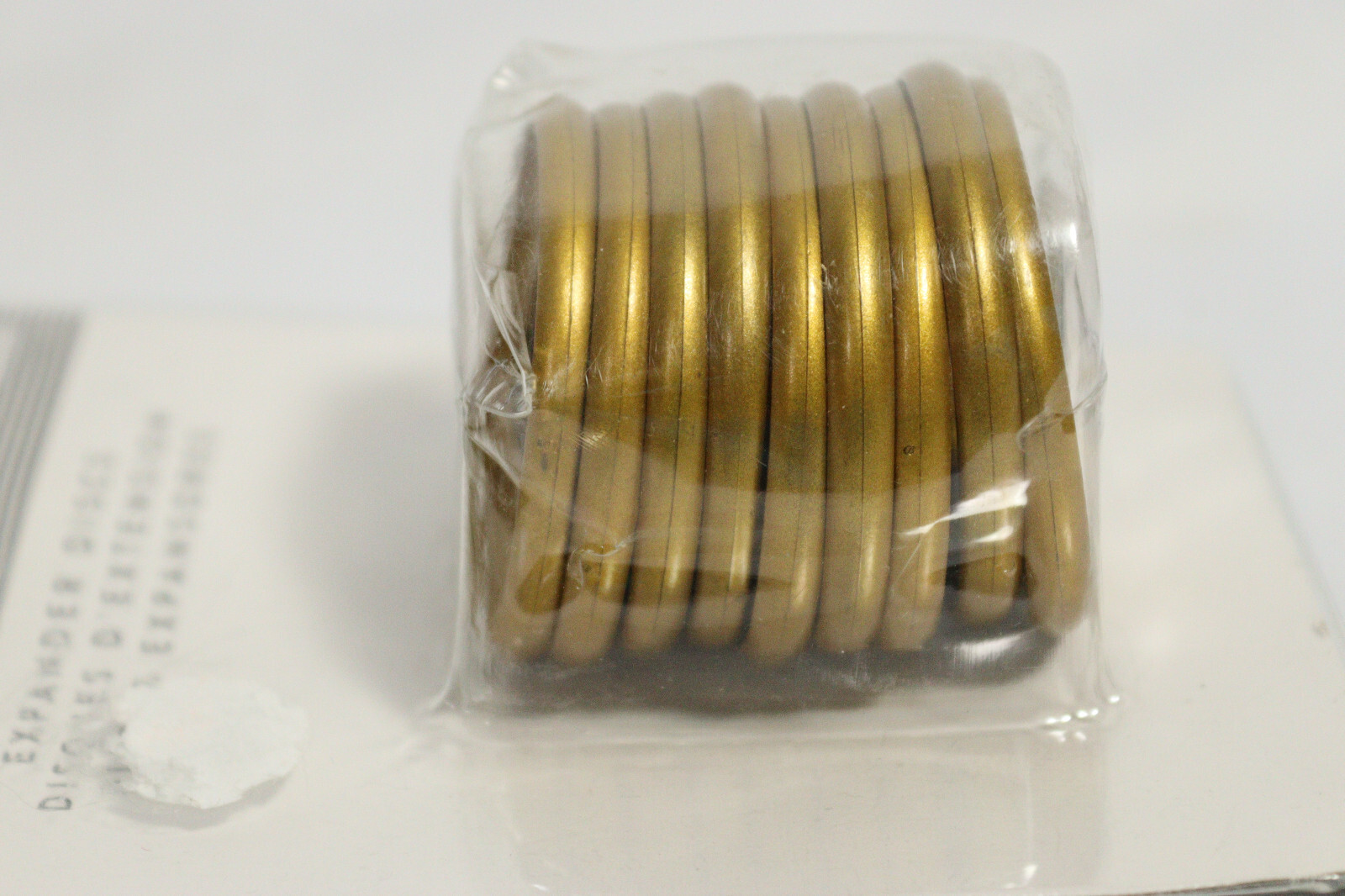 Happy Planner 9 Pcs Gold Classic Expander Plastic Discs Heart Center