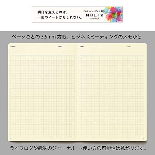 NOLTY Management Association Management Center NOLTY Notebook A5 Log Type Black