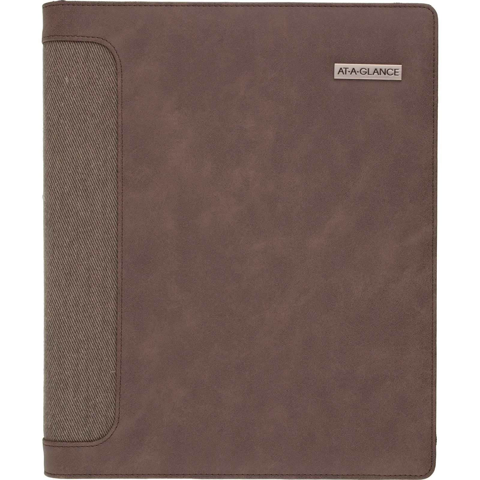 Day Runner Undated Harrison Leather Day Planner, 8-1/2-x-11-inch (307-0304), Bro