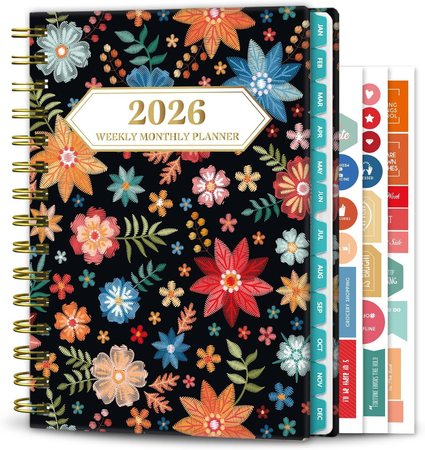 2026 Planner, Daily Weekly and Monthly Planner，Jan 2026 – Dec 2026