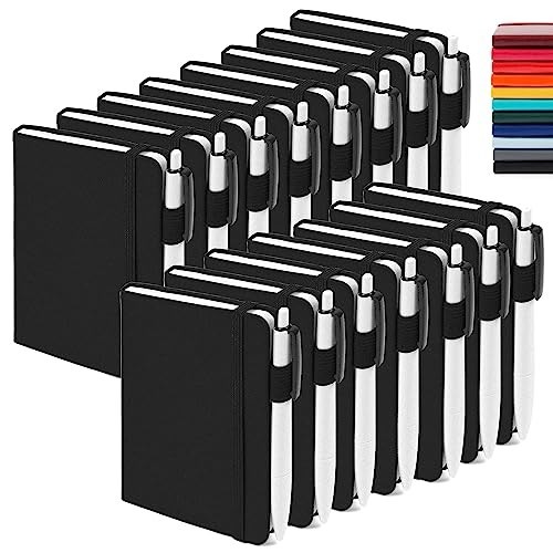 15 Pack Mini Notebooks with Pens – Cute Hardcover Lined Journals for School & Bu