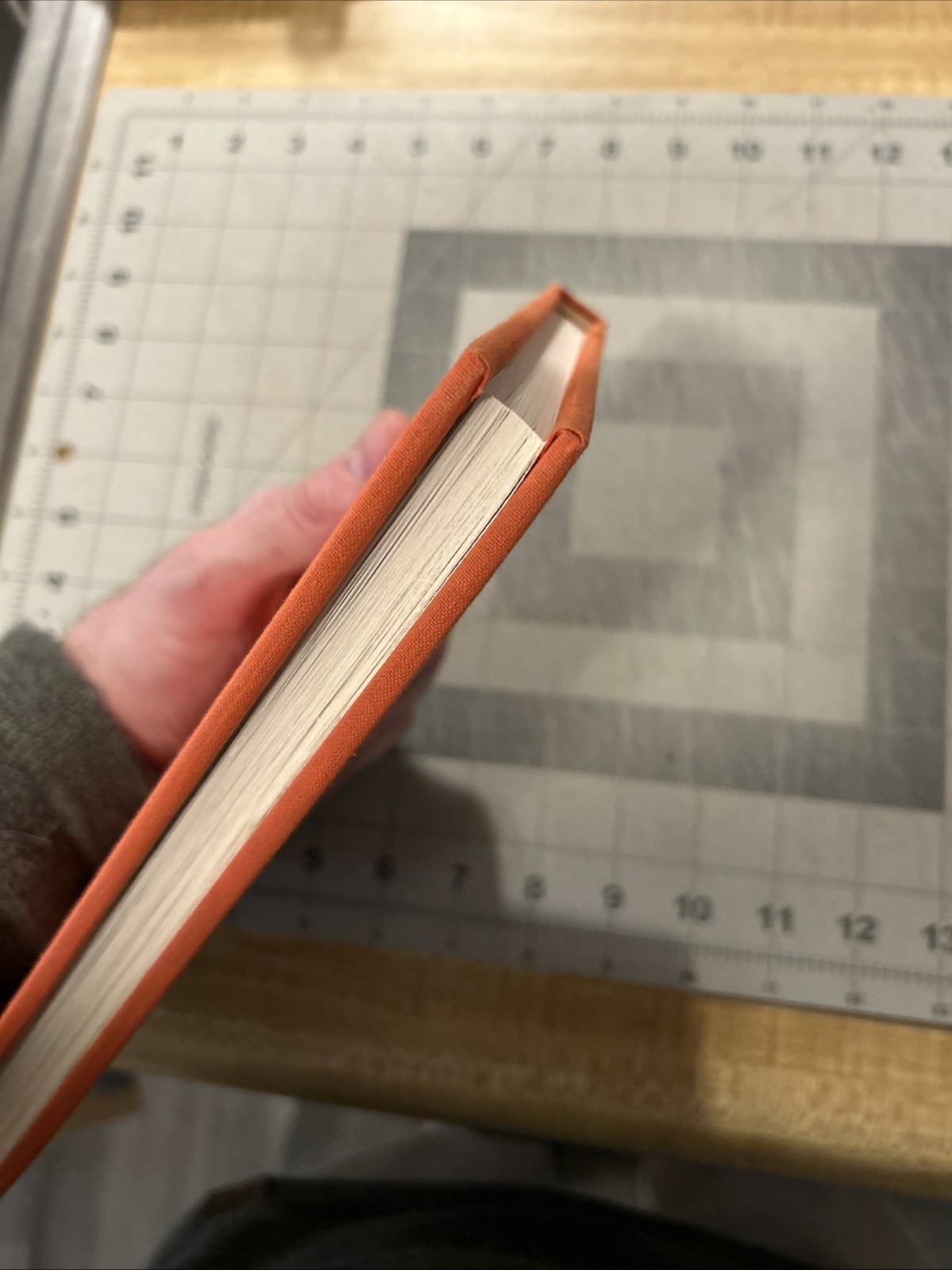 Vtg ScribeMate Lined Journal 5.5 x 8.5″ Red Fabric DUCK Preppy Office SHIPS FREE