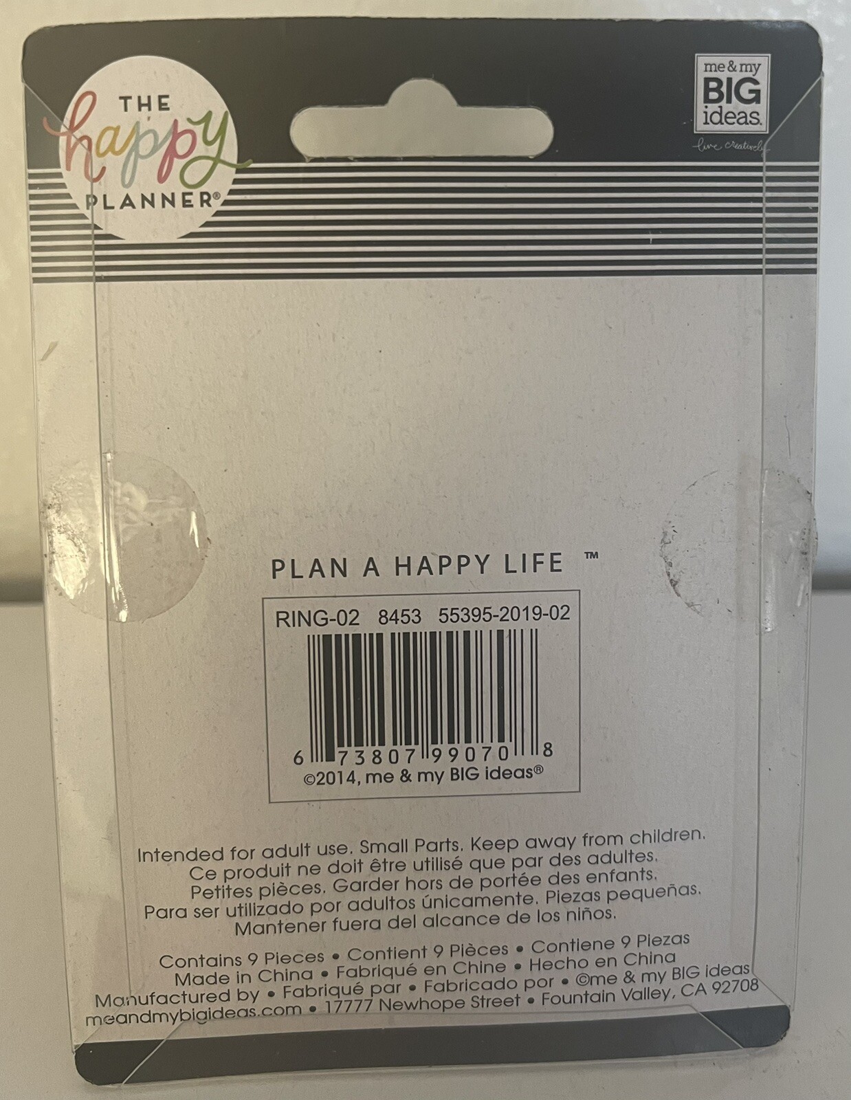 Me & My Big Ideas Create 365 Planner Expander Rings 9/Pkg-Gold 1.75″