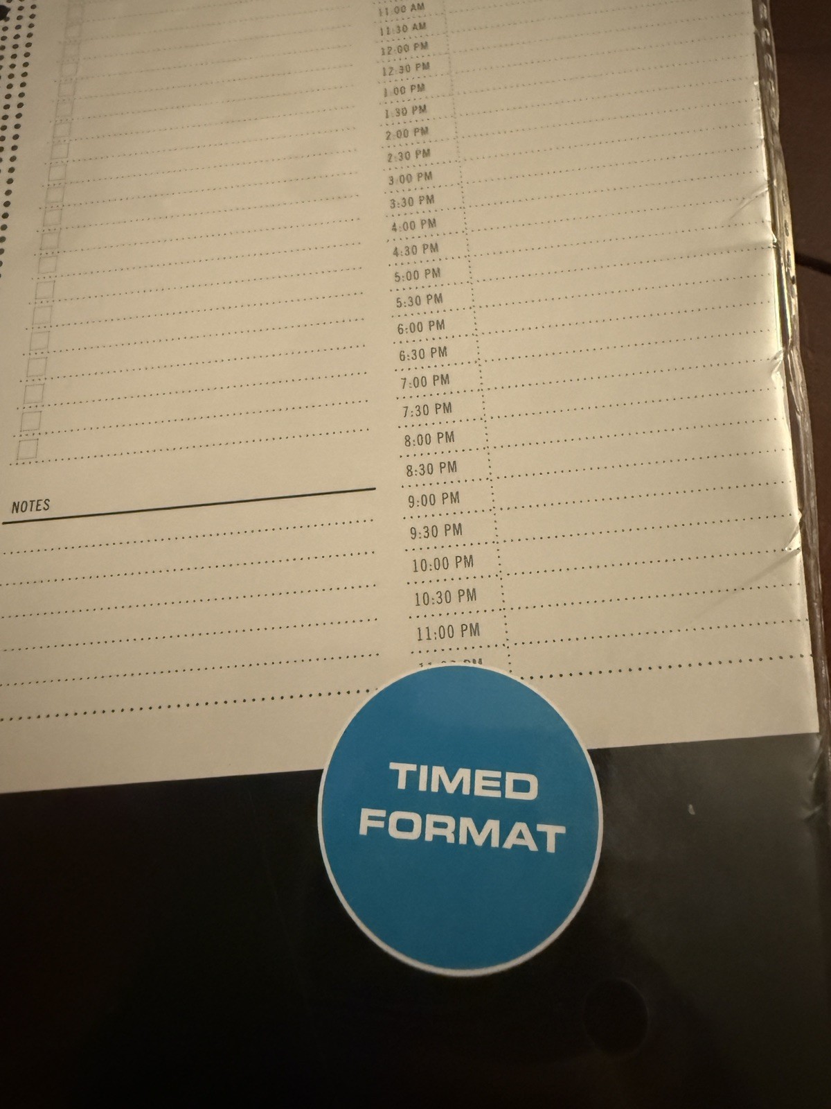 TUL Discbound Undated Daily Planner Refill Pages, Undated, 50 Sheets Letter Size