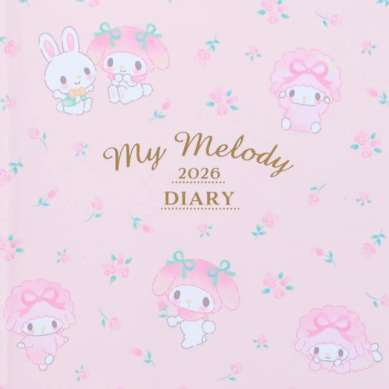 2025 Schedule Book Agenda Planner Sanrio My Melody B6 Block Diary Weekly