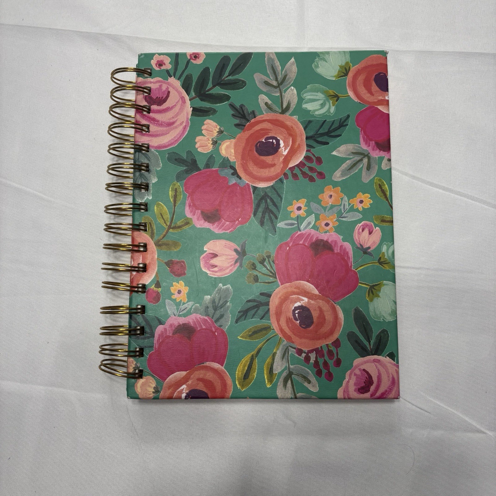 New 2020 Greenroom Journal Recycled Notebook Spiral Bound Floral Hardcover
