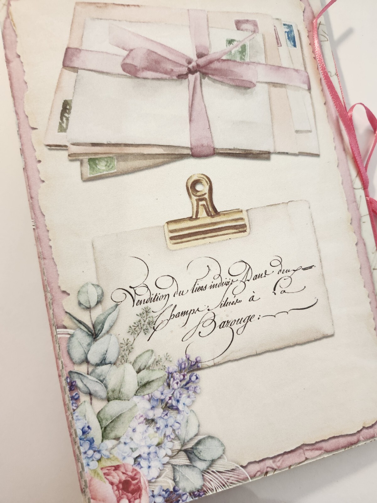Junk Journal Booklet “POETRY 2” Prose Author Journal Diary Lots of Ephemera!