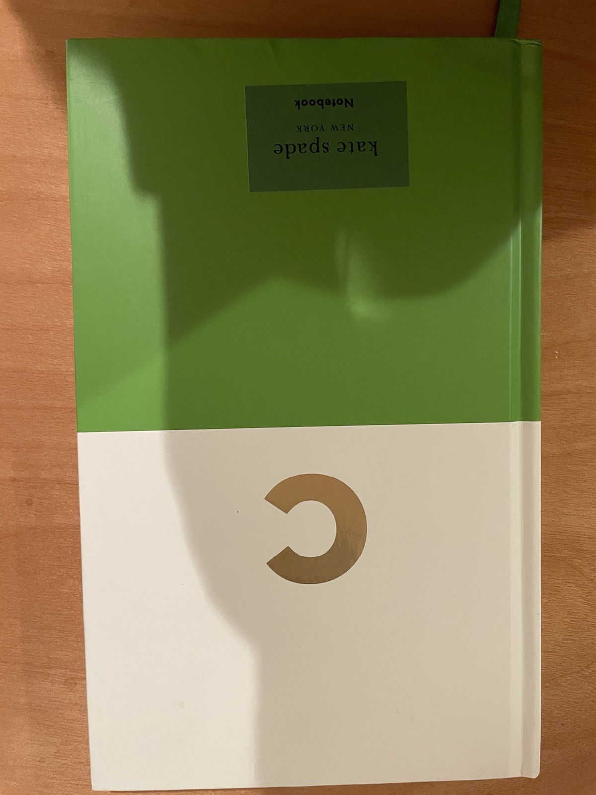 kate spade new york C green notebook