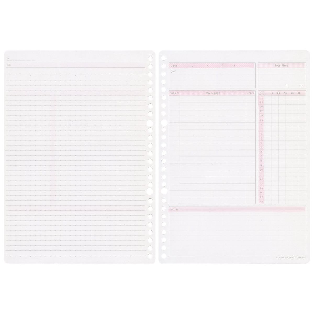 Campus Study Planner B5 Daily Ruled Girly Y836GD