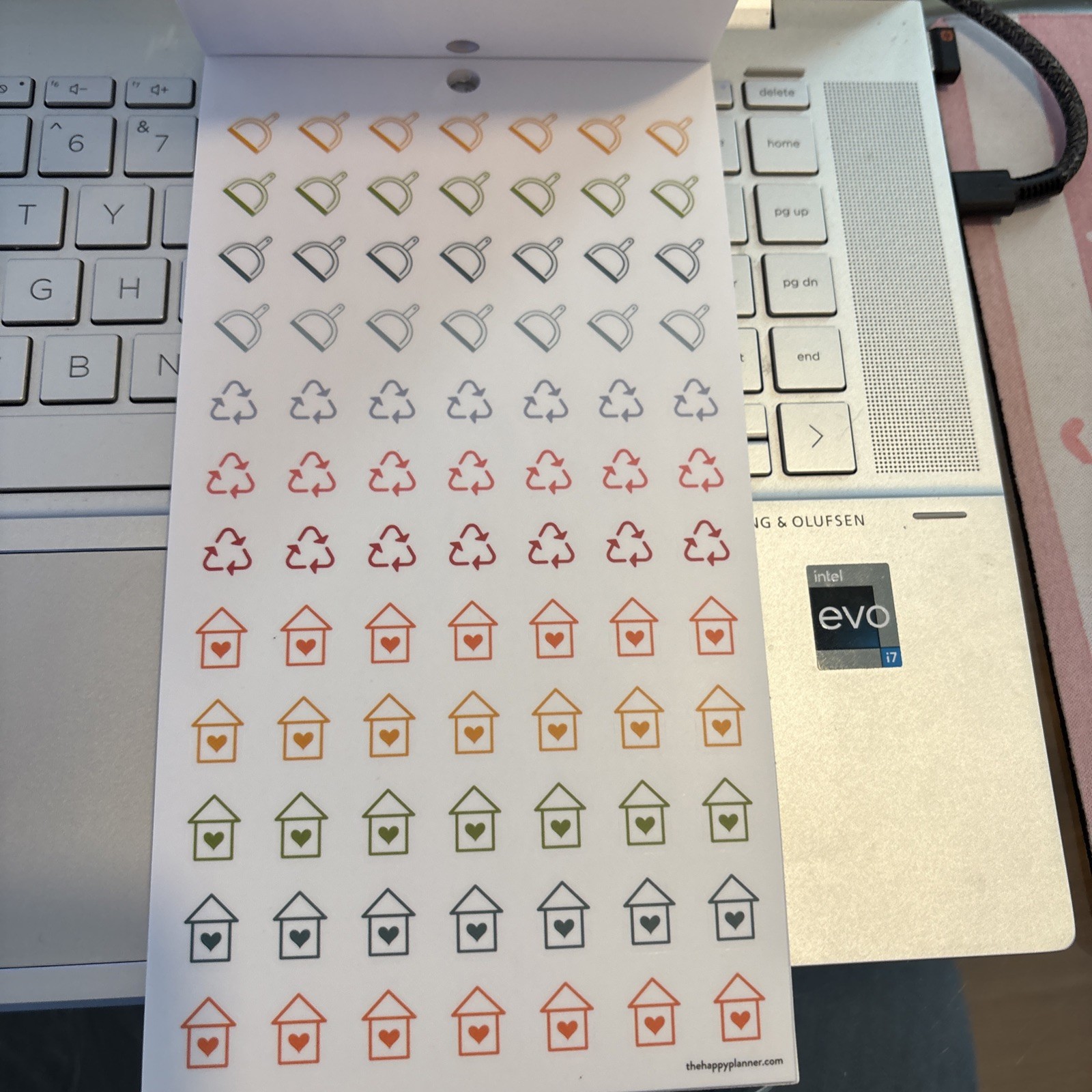 Happy Planner Stickers Daily Chores Value Pack 1403 Pieces Clean House Checklist