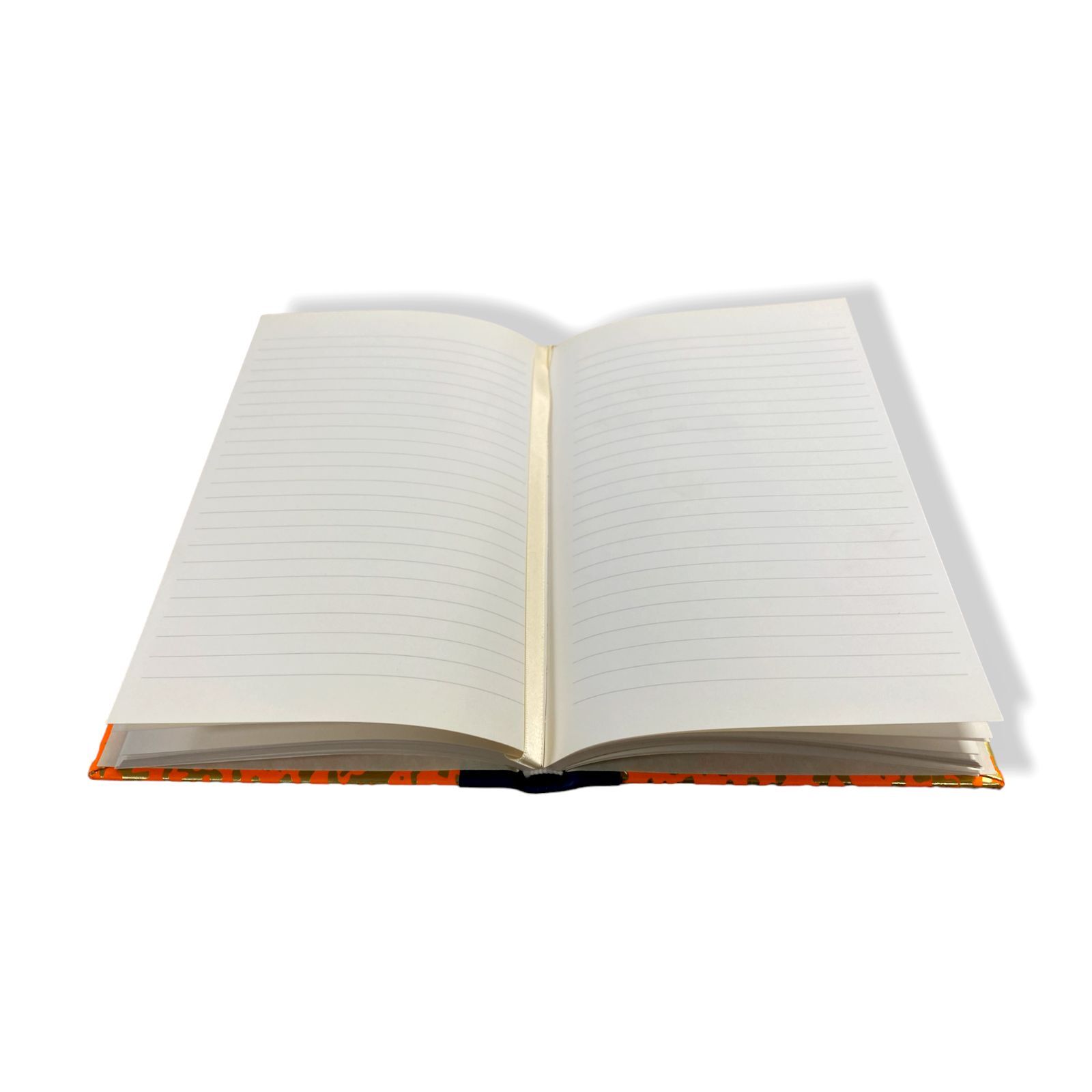 $55 Graphic Image Neon Orange Gold Composition Notebook Leather Edition 6″ x 8″