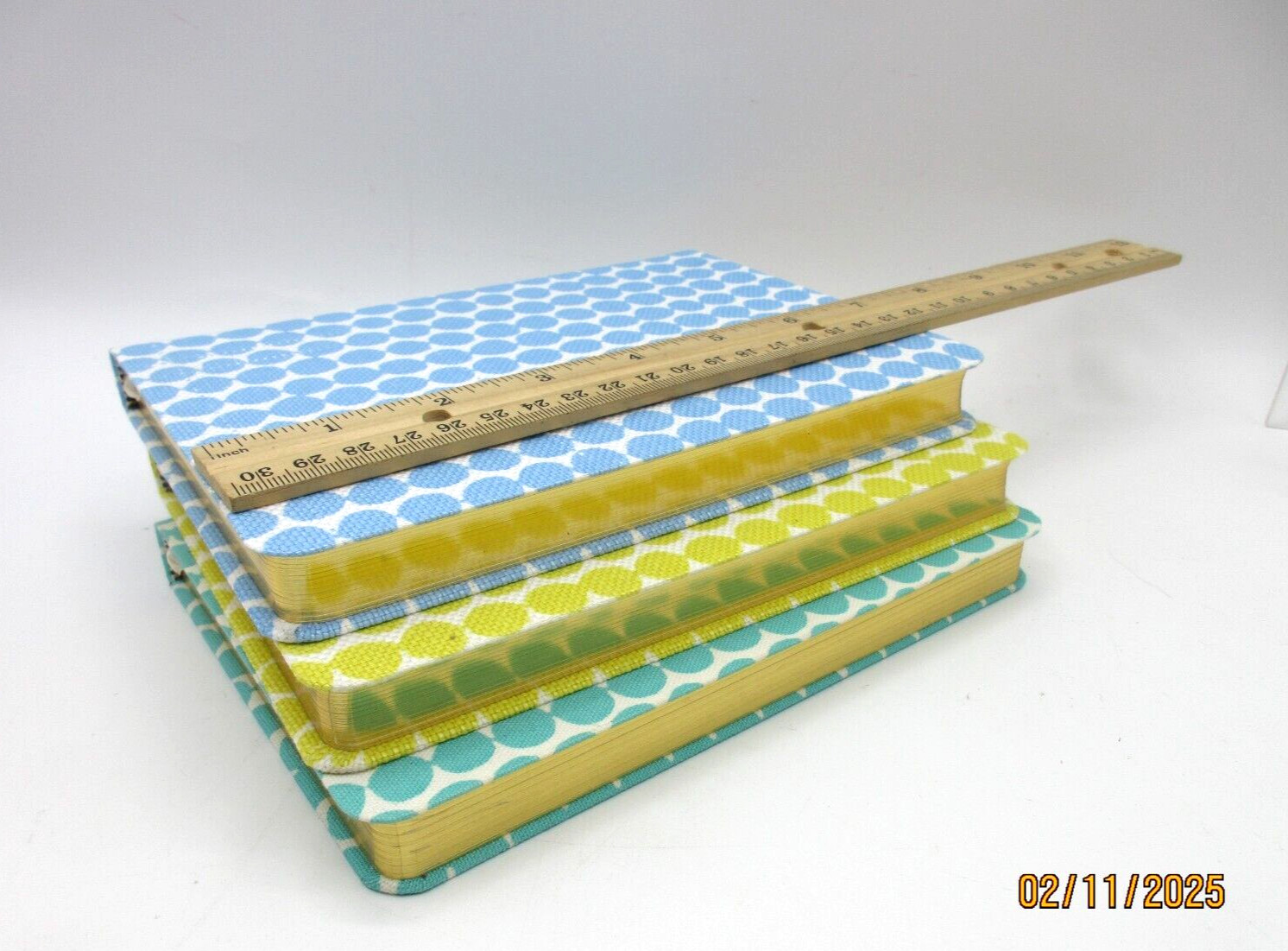 Journal 7″ Flexible Fabric Cover 224 Lined Pages Graphic Image Blue