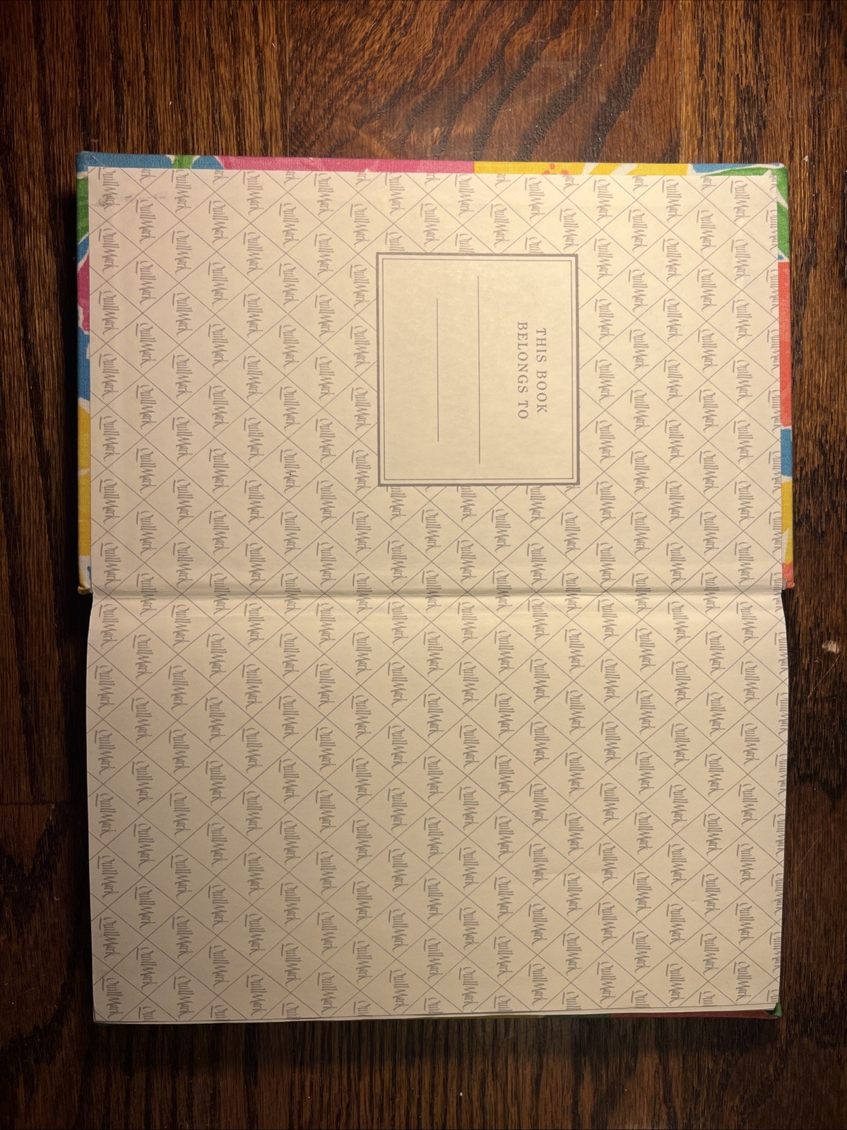 1996 NOS Floral Roses Design Journal Lined Paper Fabric Covered Notebook VTG