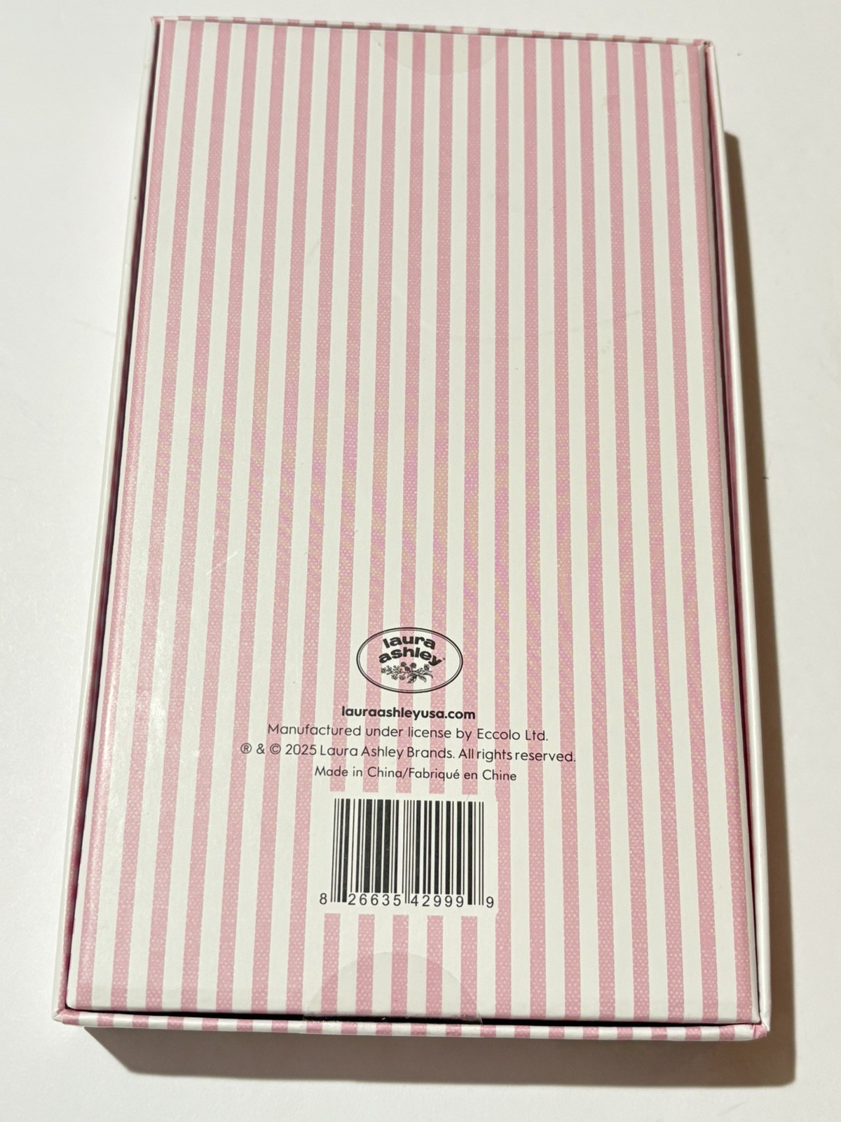 LAURA ASHLEY Shabby Chick Pink floral lined journal& English Garden Pen set NEW
